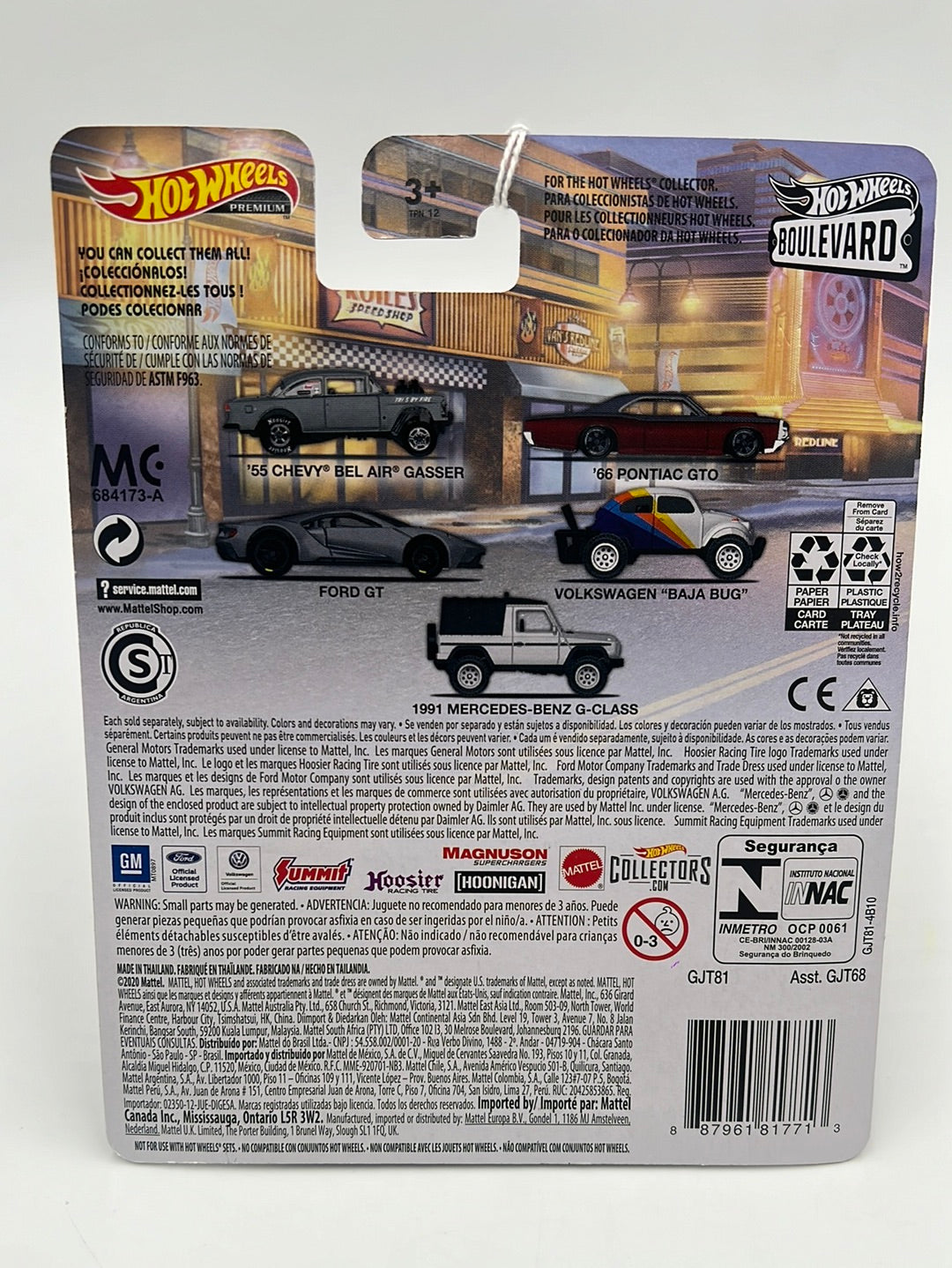 Hot Wheels Premium Boulevard #12 ‘66 Pontiac GTO 265G