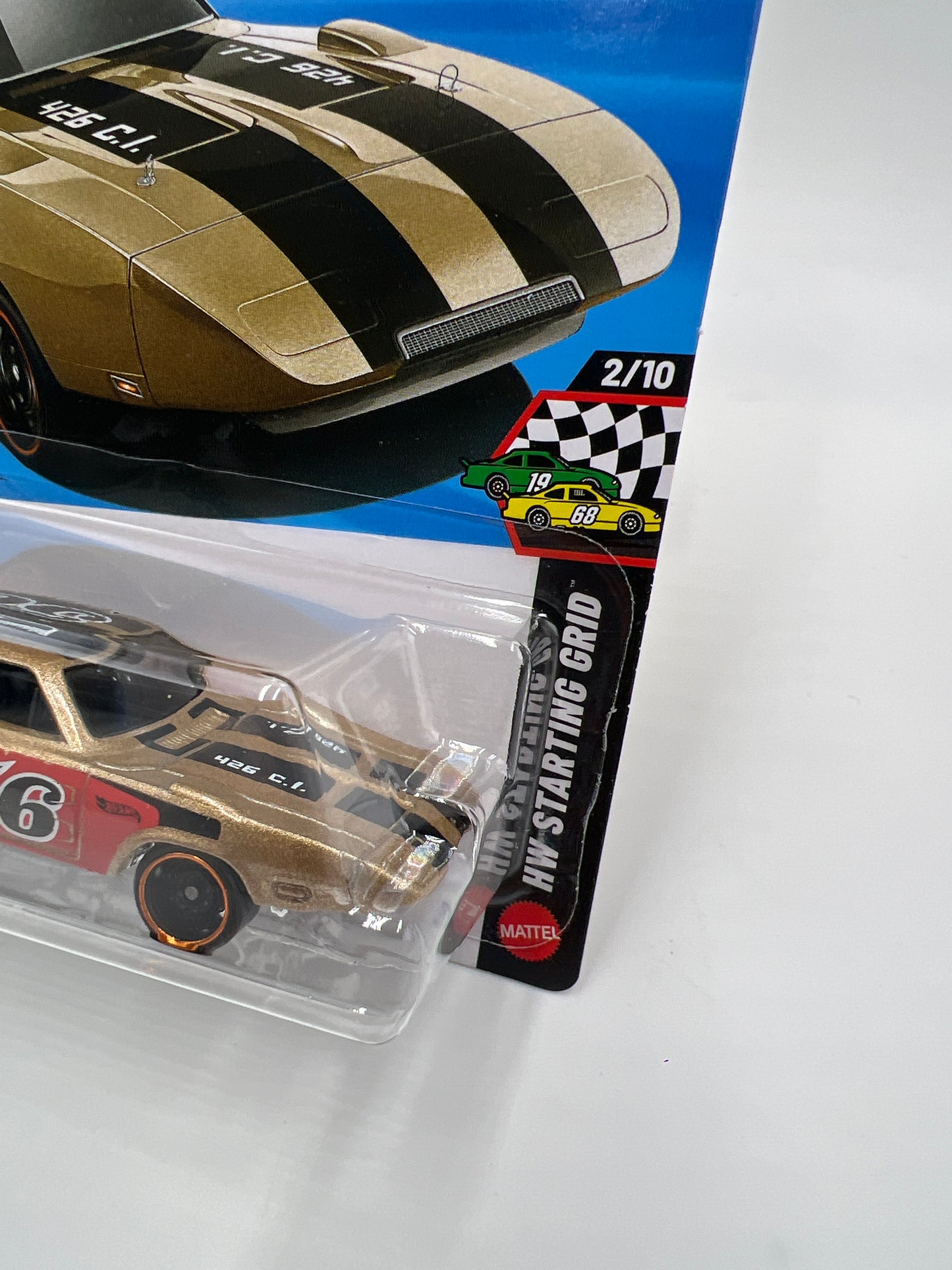 2026 Hot Wheels A Case Starting Grid #23 69 Dodge Charger Daytona Gold/Red 58F