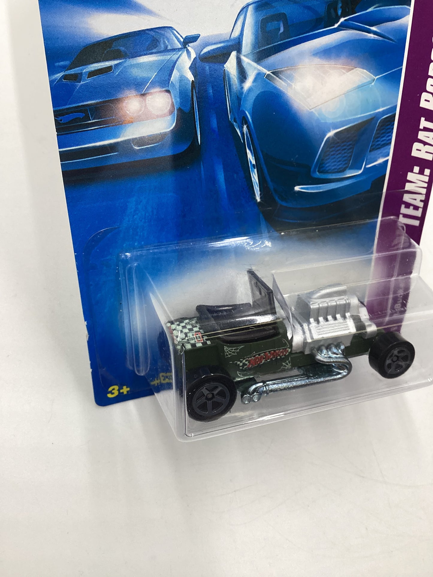 2008 Hot Wheels HW Team: Rat Rod #125 T-Bucket Dark Green AA4