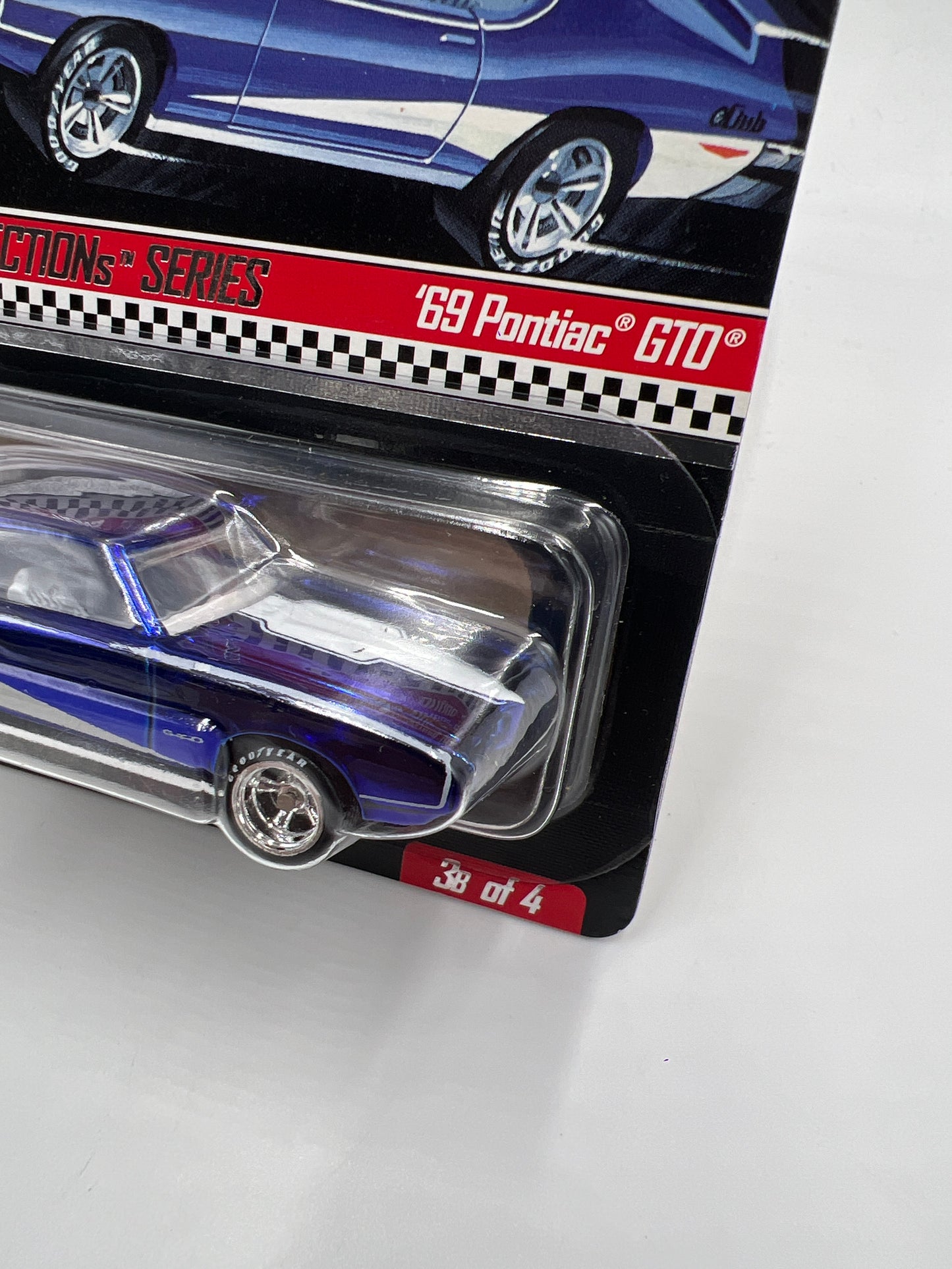 2007 Hot Wheels RLC sELECTIONs Series #3B 69 Pontiac GTO Blue 2203/9015 W/Protector