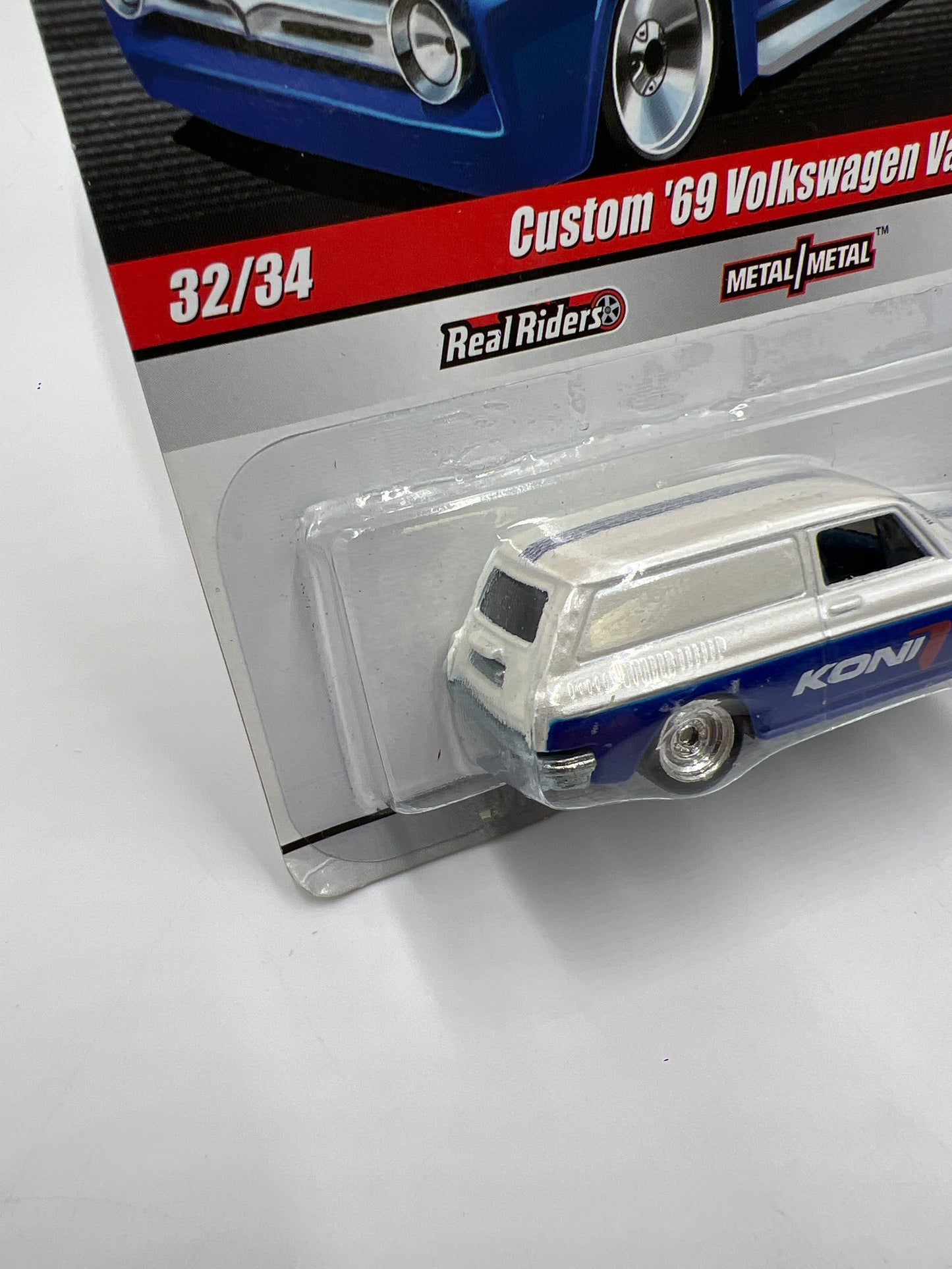 Hot Wheels Premium Delivery Series #32 Custom 69 Volkswagen Variant Koni Blue/White