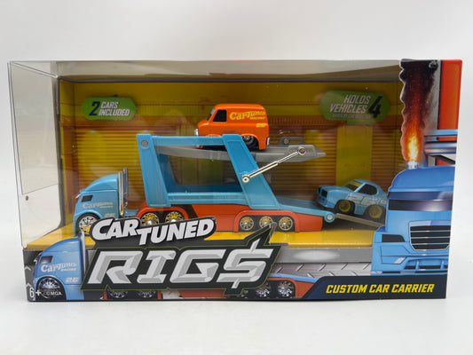 MGA Car Tuned Rigs Series 2 Custom Car Carrier W/69 Pontiac GTO Judge & 79 GMC Vandura