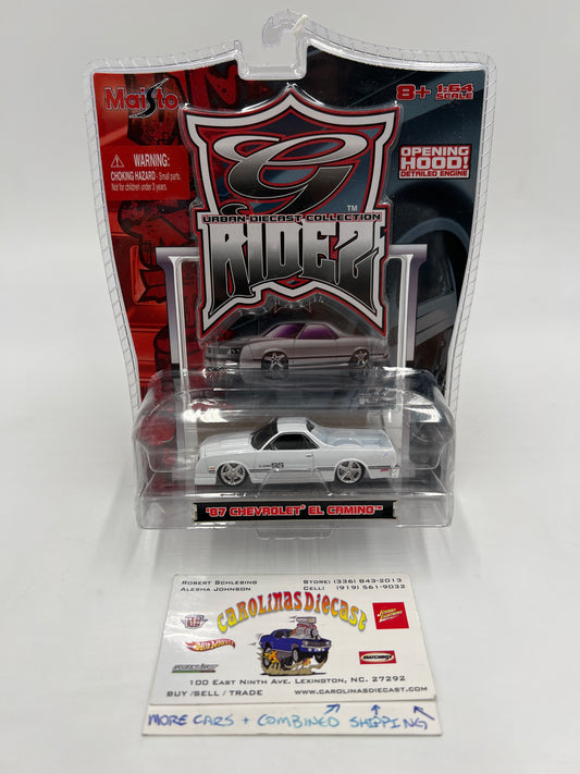 Maisto G Ridez 87 Chevrolet El Camino White