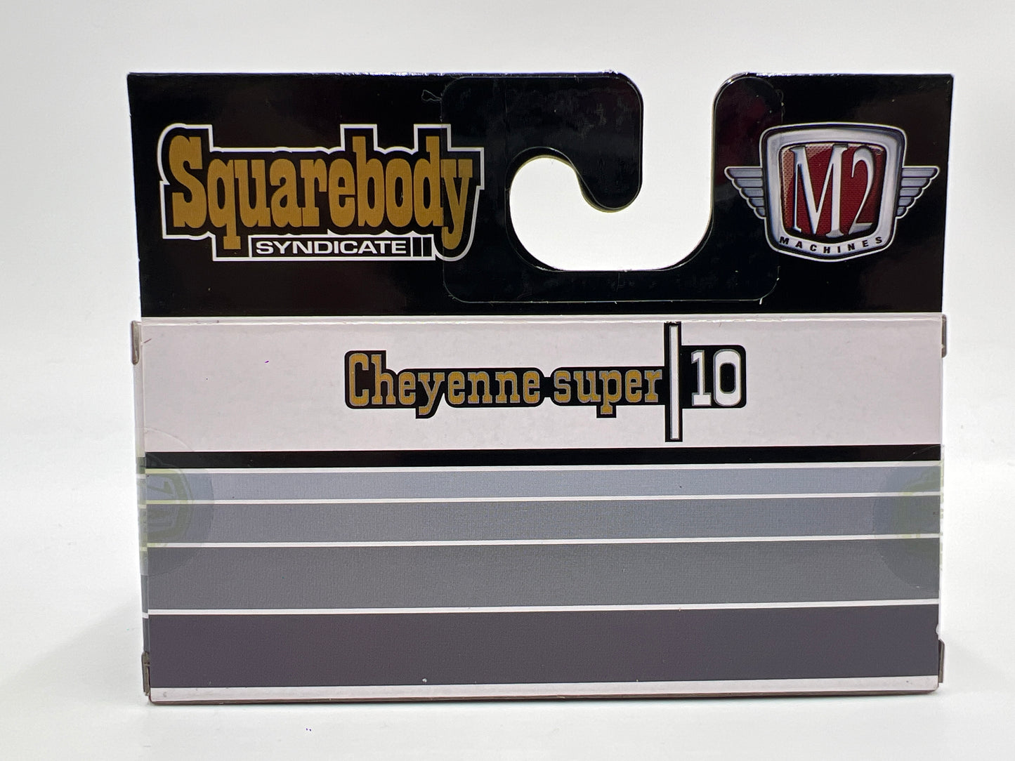 M2 Machines Walmart Squarebody Syndicate RAW CHASE 1/250 1975 Chevrolet Cheyenne Super 10 W/Protector WMTS18