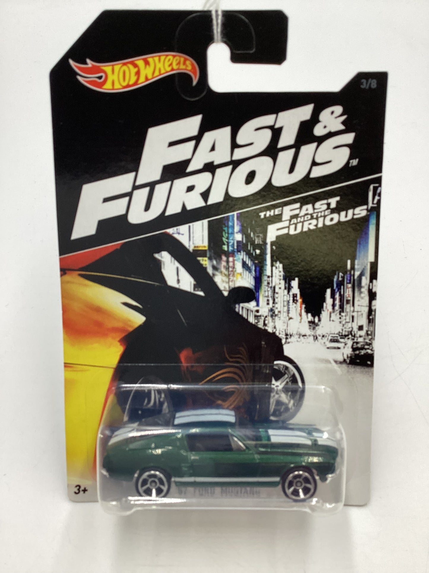 Hot Wheels Fast and Furious #3 67 Ford Mustang Green Walmart Exclusive