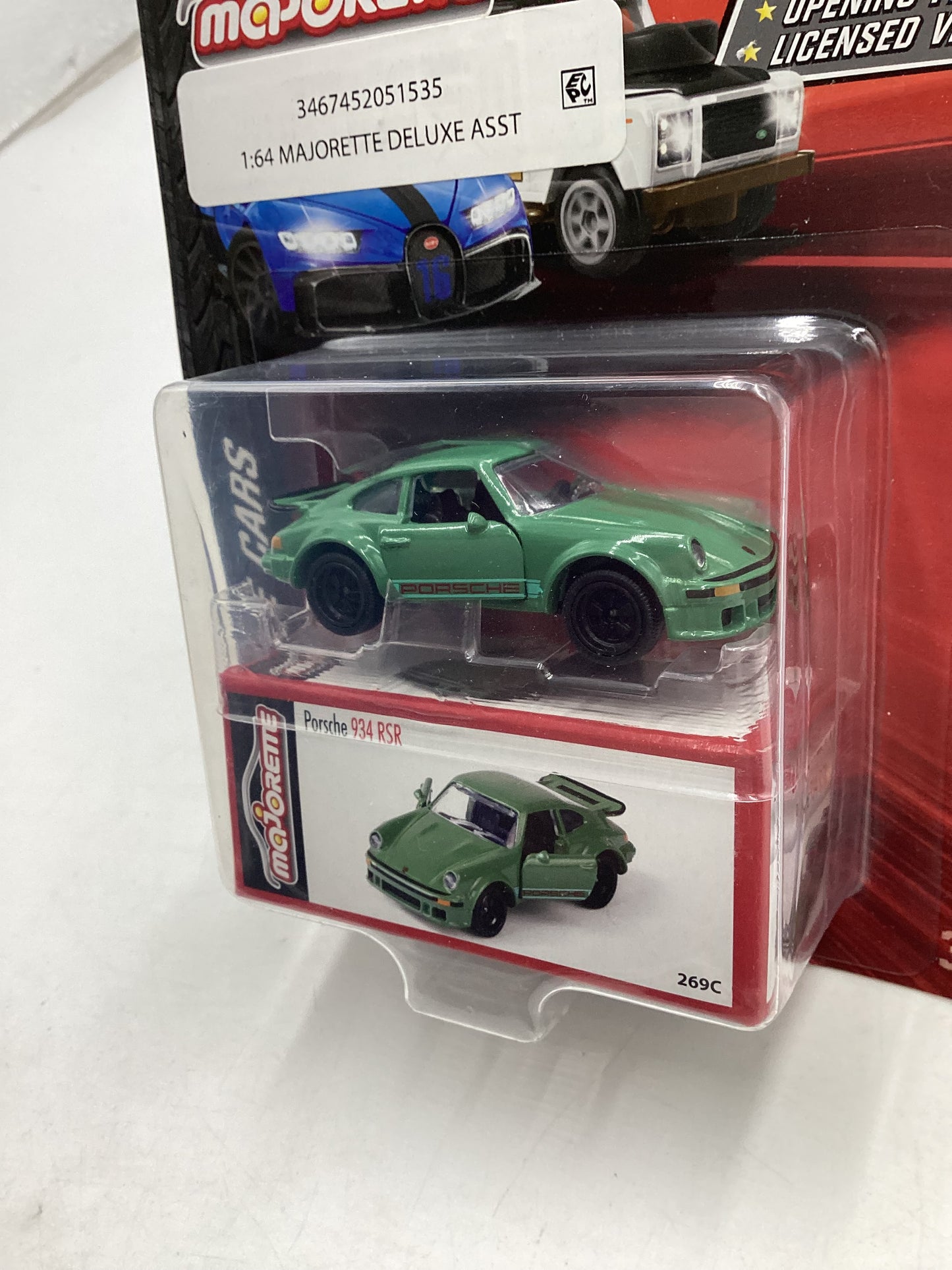 Majorette Deluxe Cars Porsche 934 RSR Green 110H
