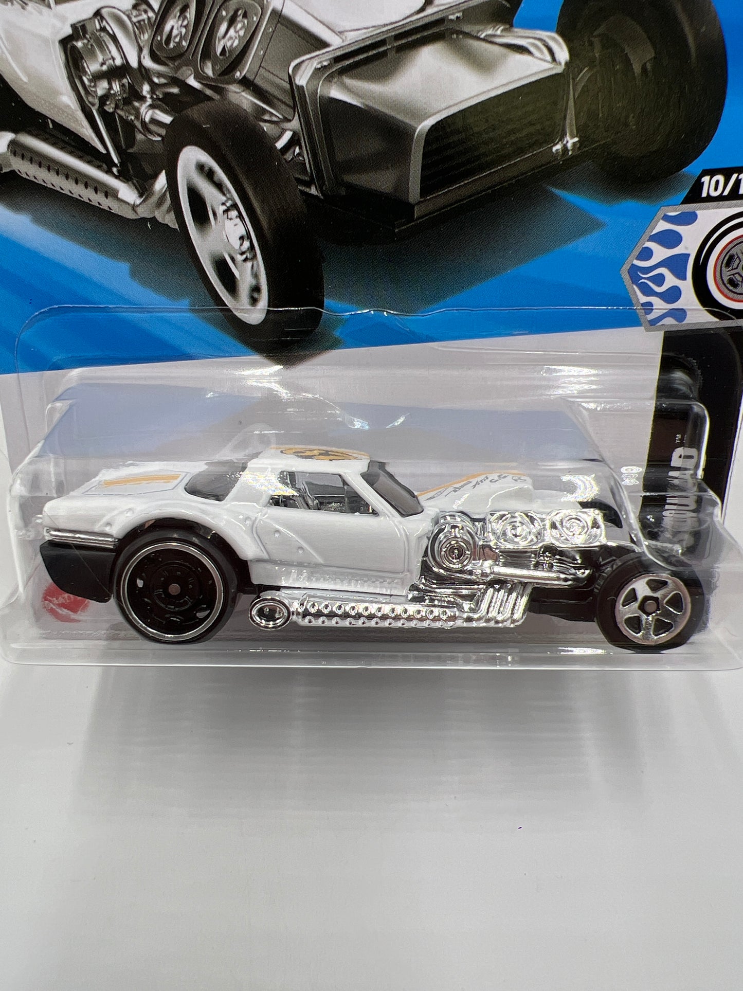 2025 Hot Wheels N Case Rod Squad #158 Hoto Roto White