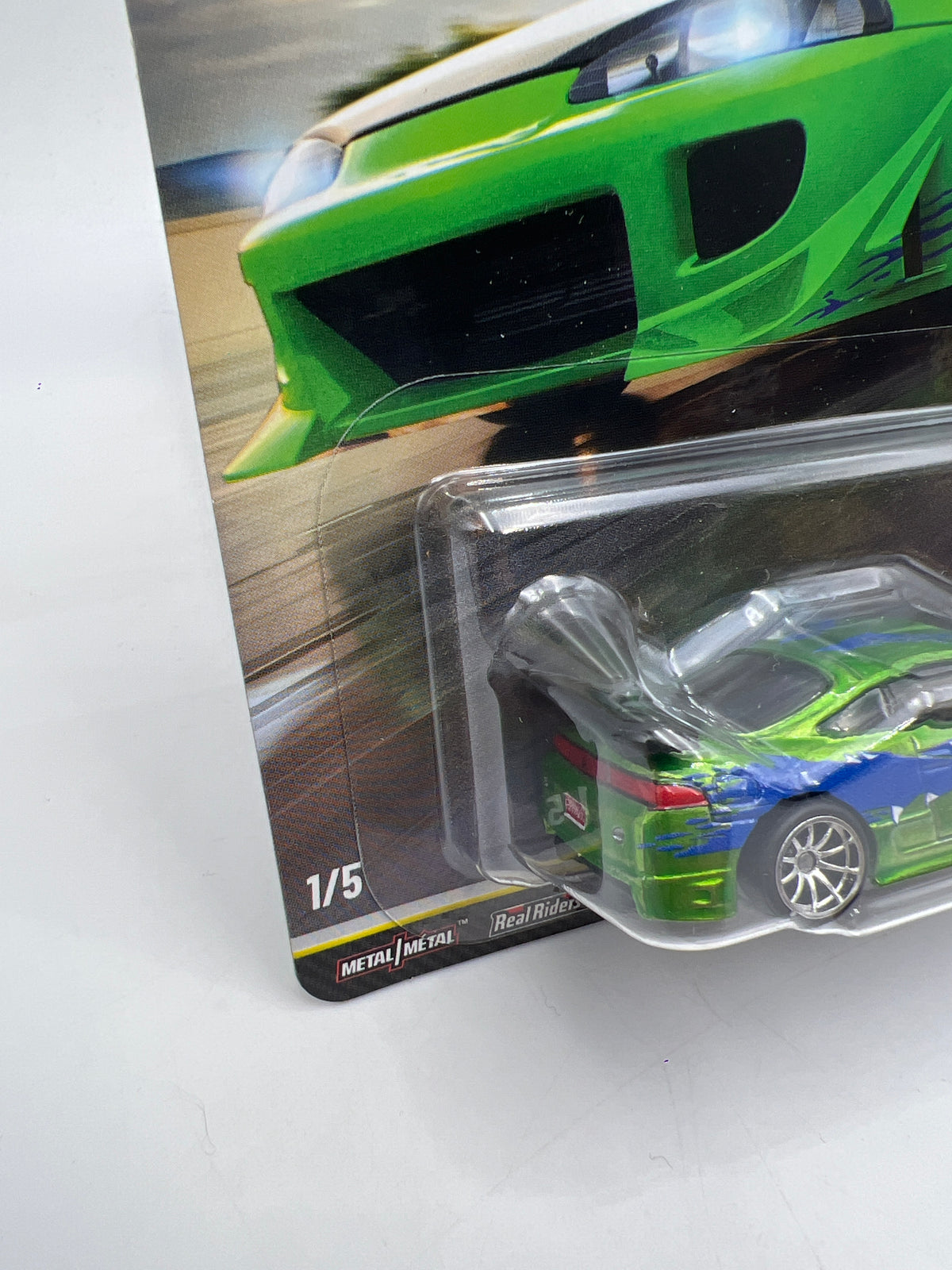 Hot Wheels Premium Fast & Furious #1 CHASE 95 Mitsubishi Eclipse Green W/Protector