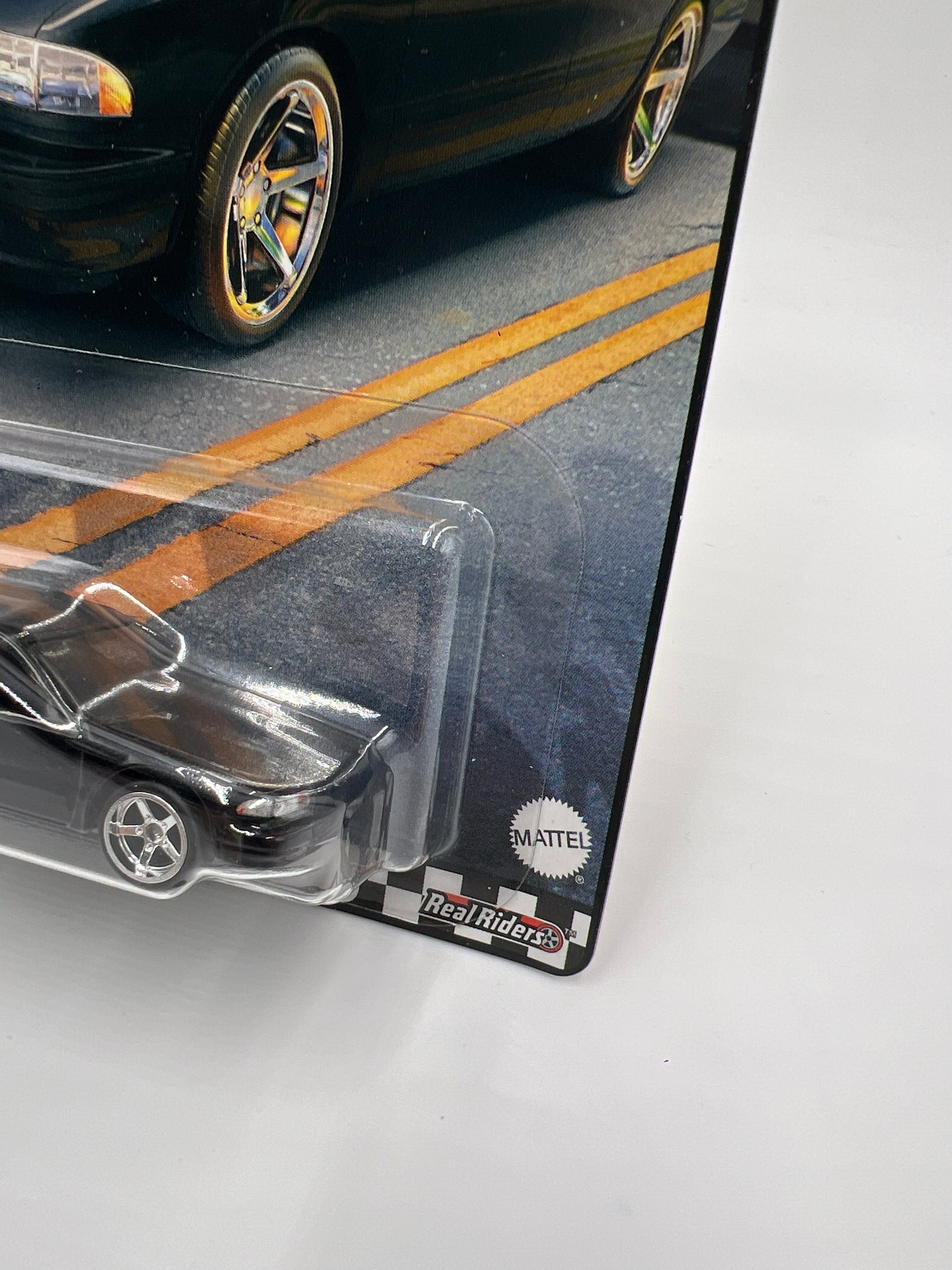 Hot Wheels Premium Boulevard #74 96 Chevy Impala SS Black W/Protector