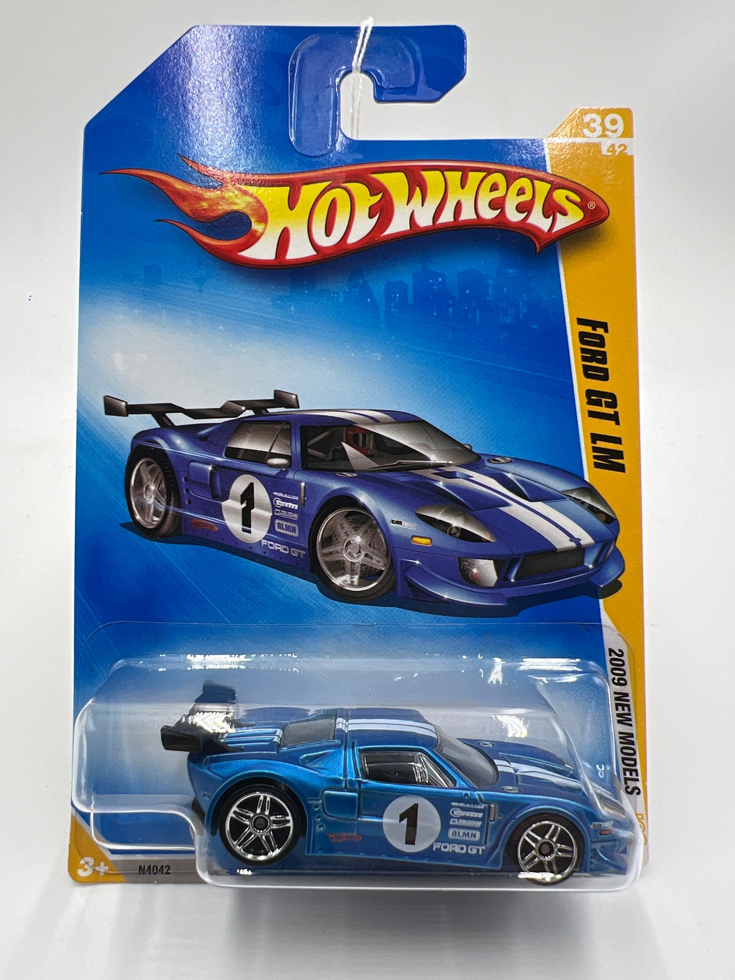 2009 Hot Wheels New Models #39 Ford GT LM Satin Blue 29E