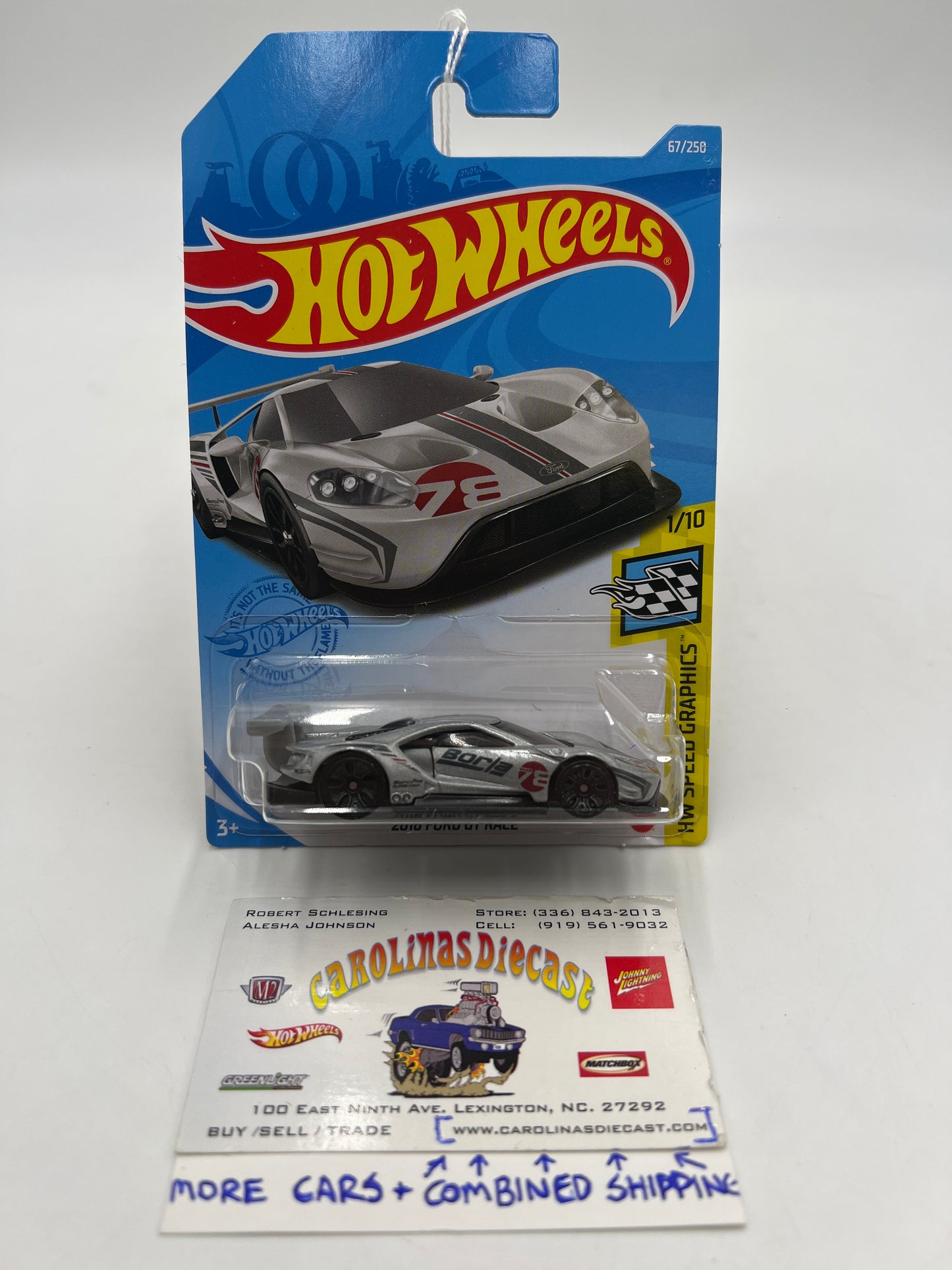 2021 Hot Wheels HW Speed Graphics #67 2016 Ford GT Race Silver 32E