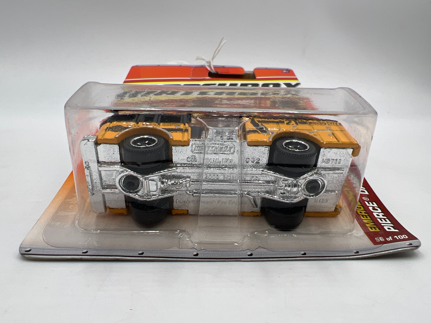 Matchbox Emergency Response #56 Pierce Dash Fire Truck Yellow/Black 216J