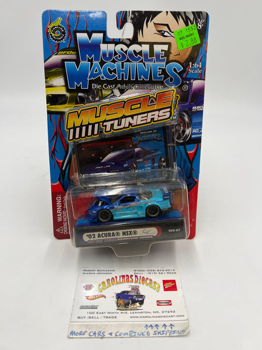 Muscle Machines Muscle Tuners 02 Acura NSX Blue *See Desc*
