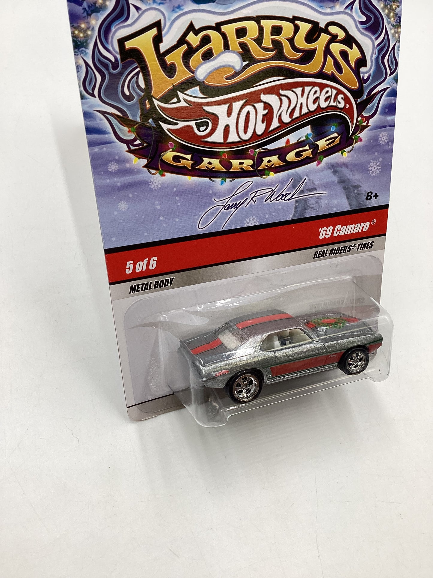 Hot wheels Larrys garage 5/6 Silver 69 Camaro 245B