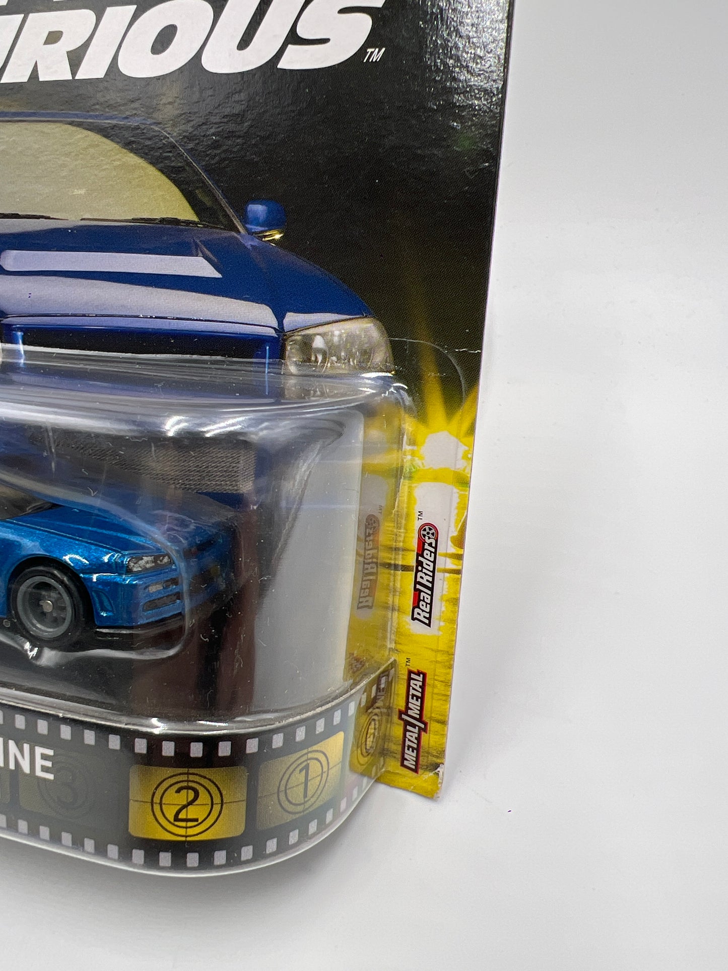 Hot Wheels Retro Entertainment Fast & Furious Nissan Skyline GT-R R34 Blue W/Protector