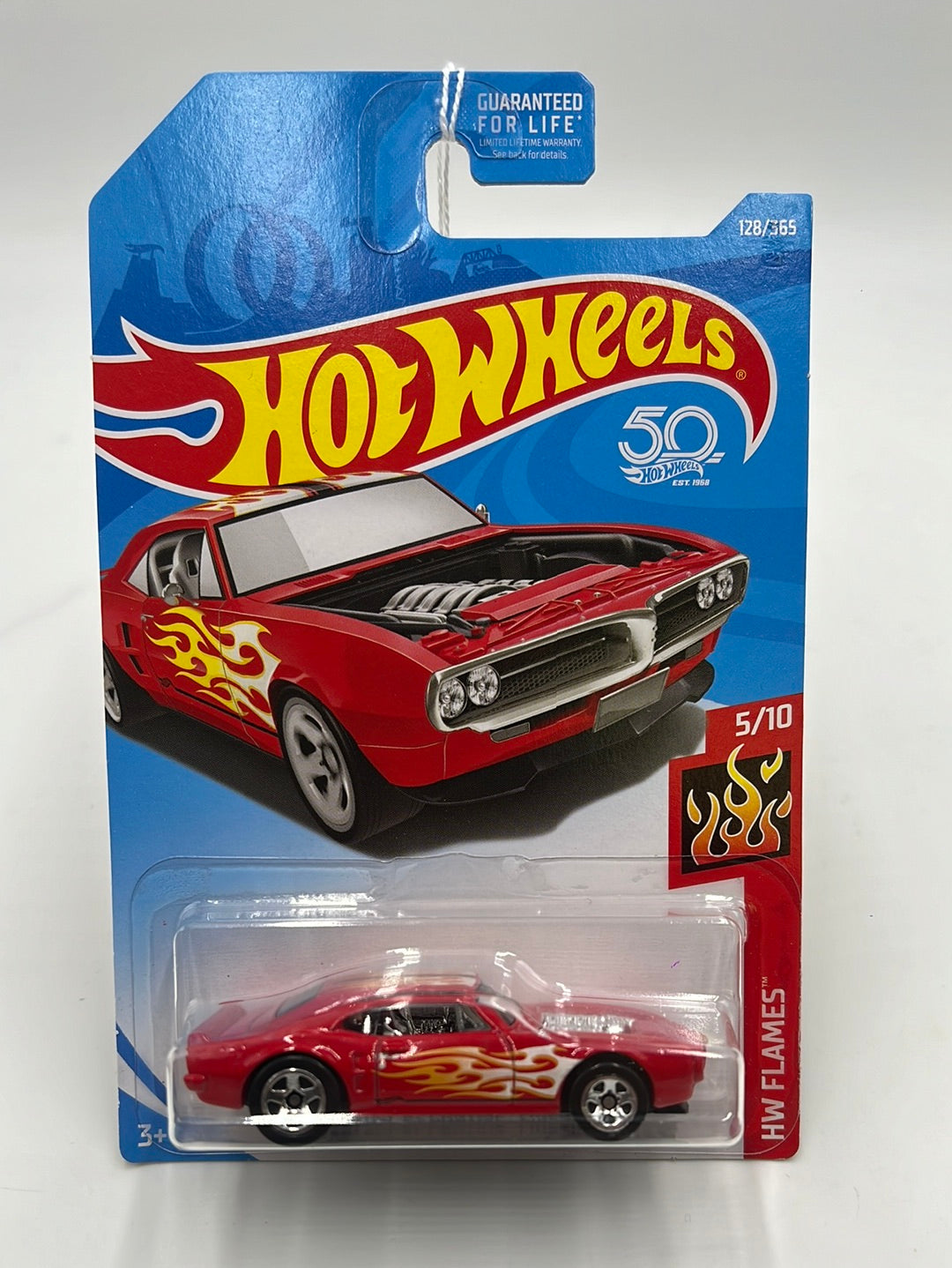 2018 Hot Wheels #128 Custom 67 Pontiac Firebird Red 37C