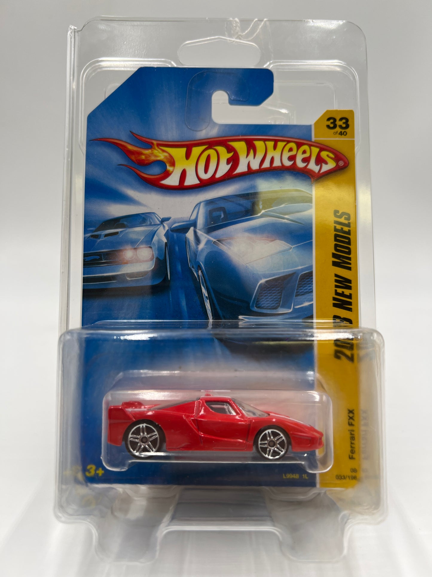 2008 Hot Wheels New Models #033 Ferrari FXX Red W/Protector