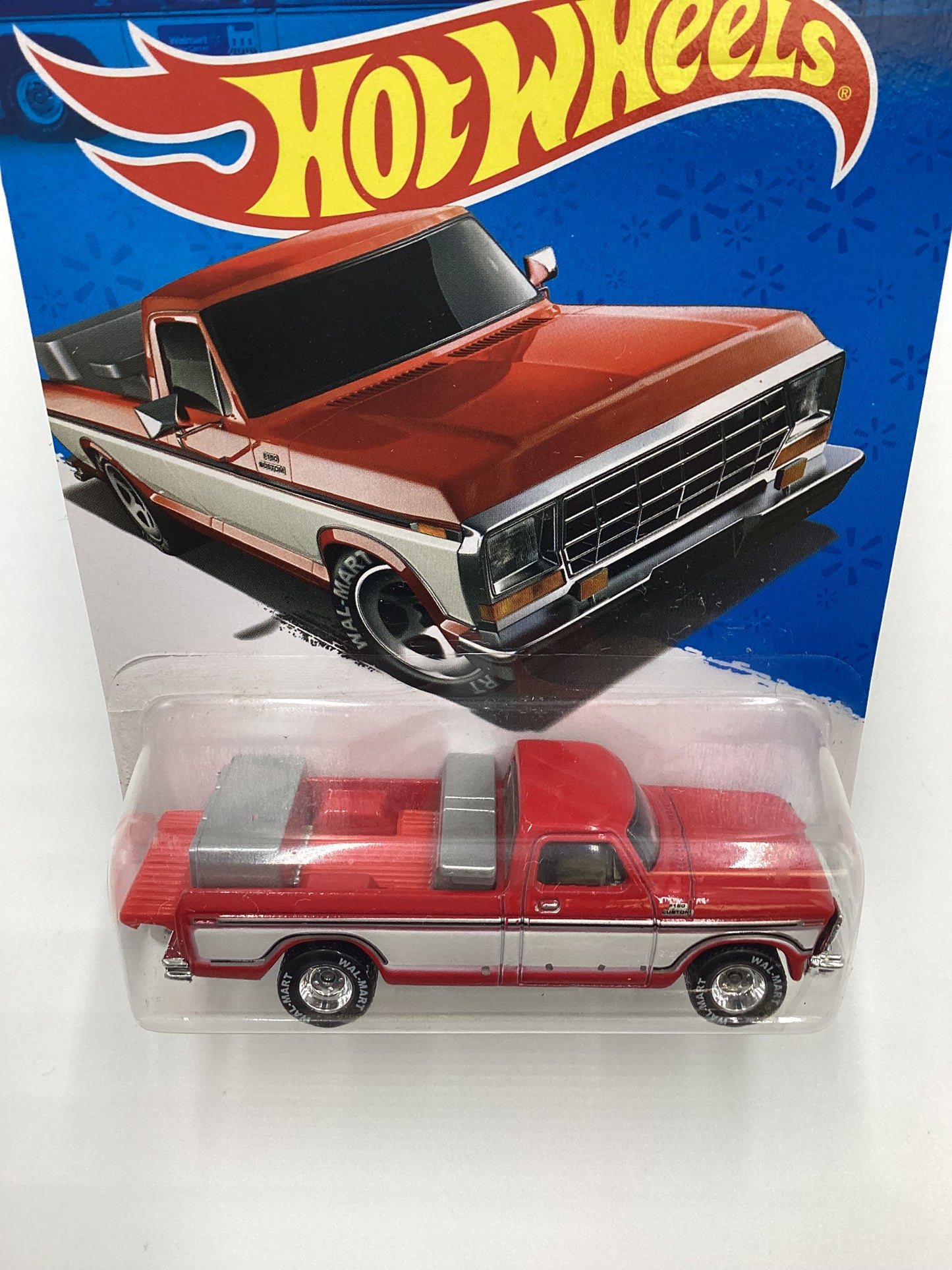 2014 Hot Wheels Walmart Exclusive Sam Walton‘s 1979 Ford F-150 Truck Red 239A