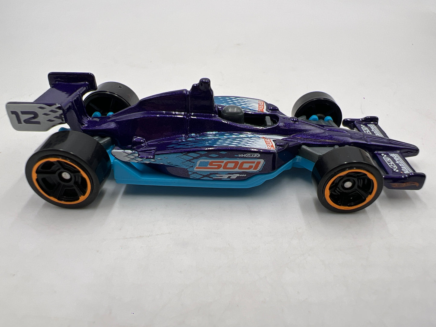 2019 Hot Wheels Mystery Models Series 2 #12 Indy 500 Oval Purple