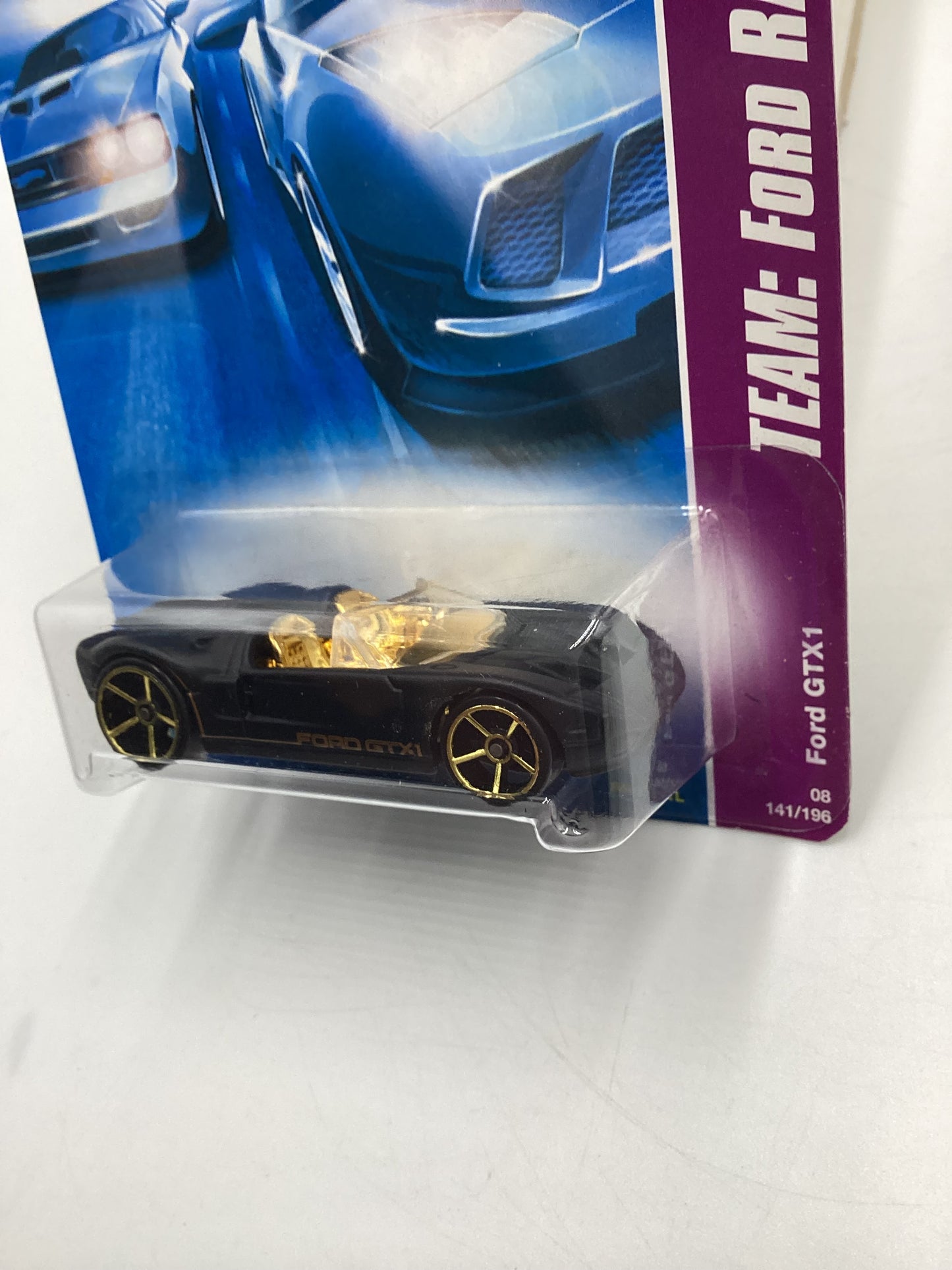 2008 Hot Wheels HW Team: Ford Racing #141 Ford GTX1 Matte Black 22i