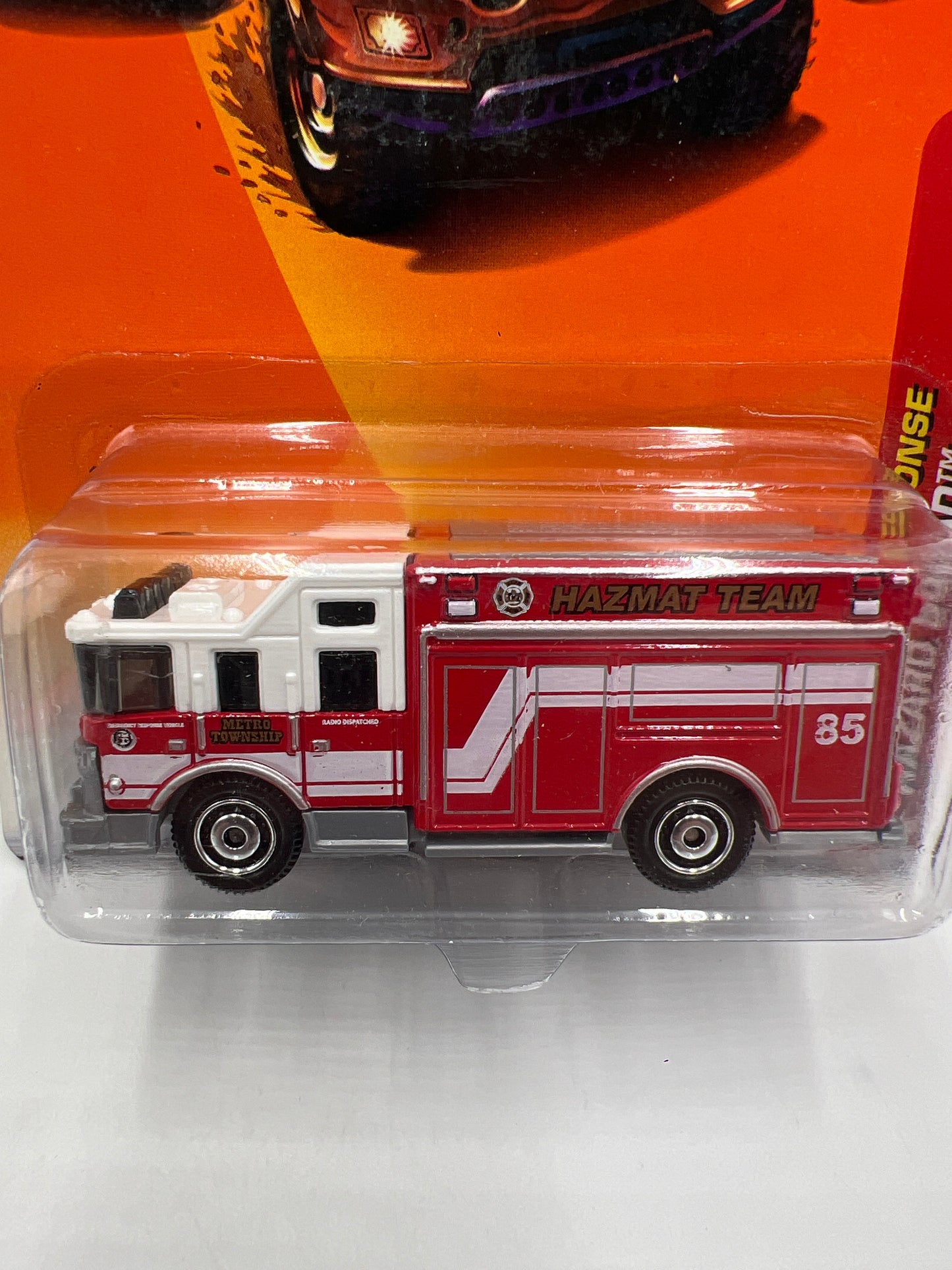 Matchbox Emergency Response #51 Hazard Squad Hazmat Red 216J