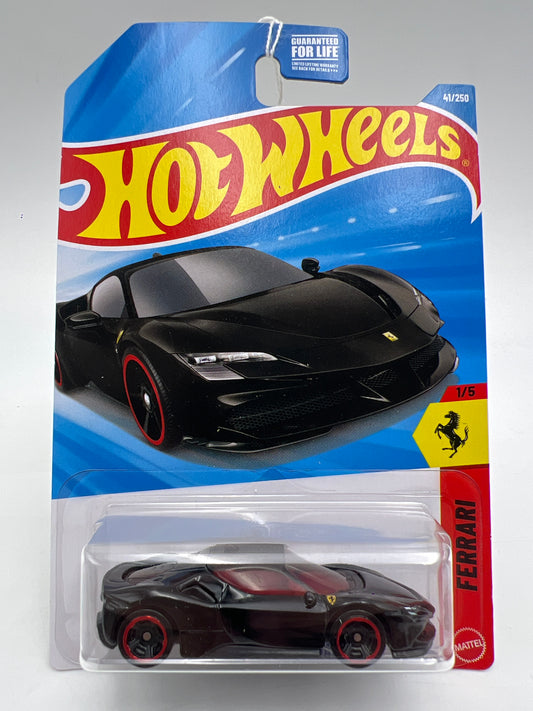 2026 Hot Wheels H Case #41 Ferrari SF90 Stradale Black