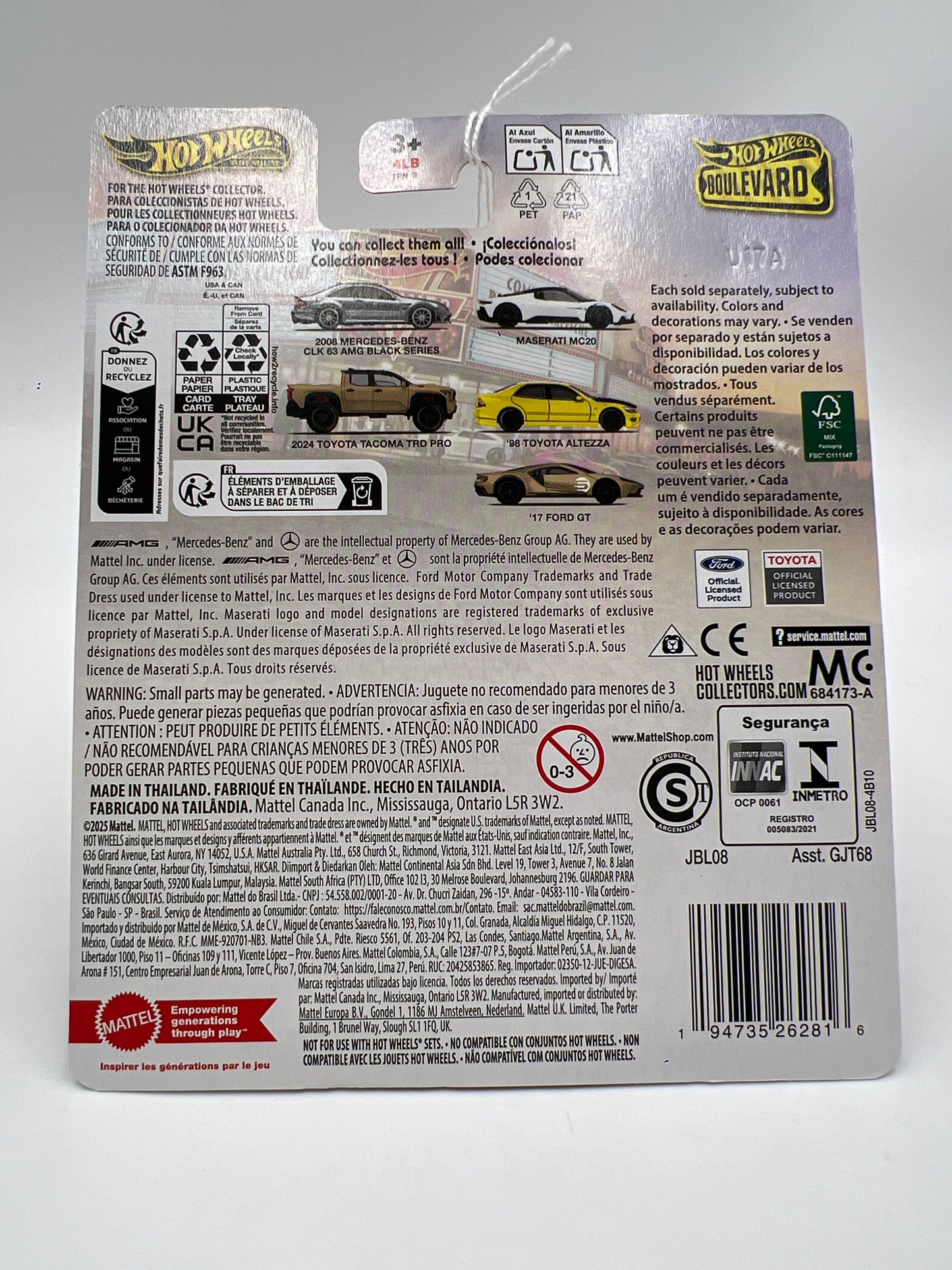 2025 Hot Wheels Premium Boulevard #128 2024 Toyota Tacoma TRD Pro Brown 263i