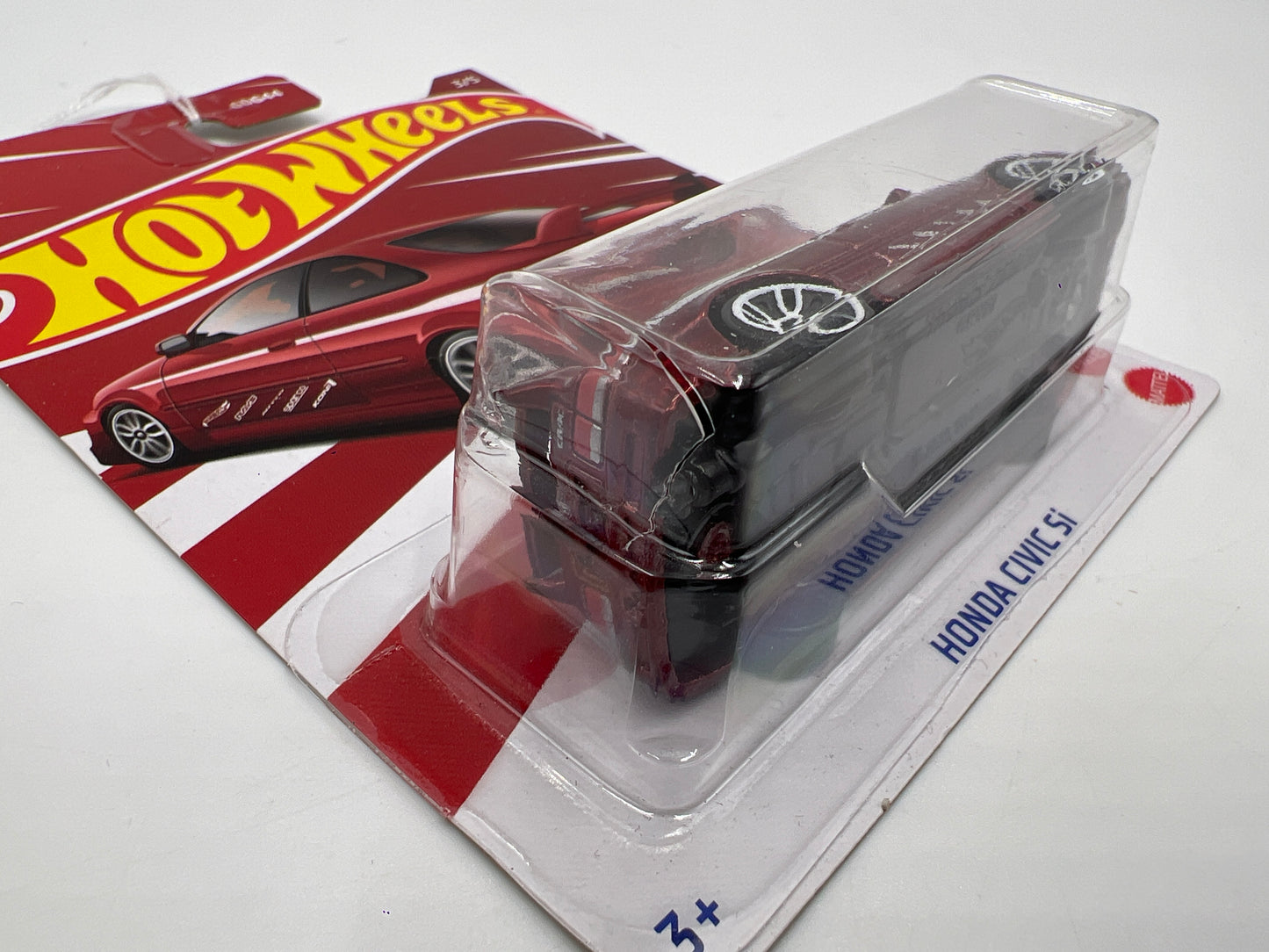 2022 Hot Wheels Honda Civic Anniversary Series #3 Honda Civic Si Red (Cracked Blister) 155E
