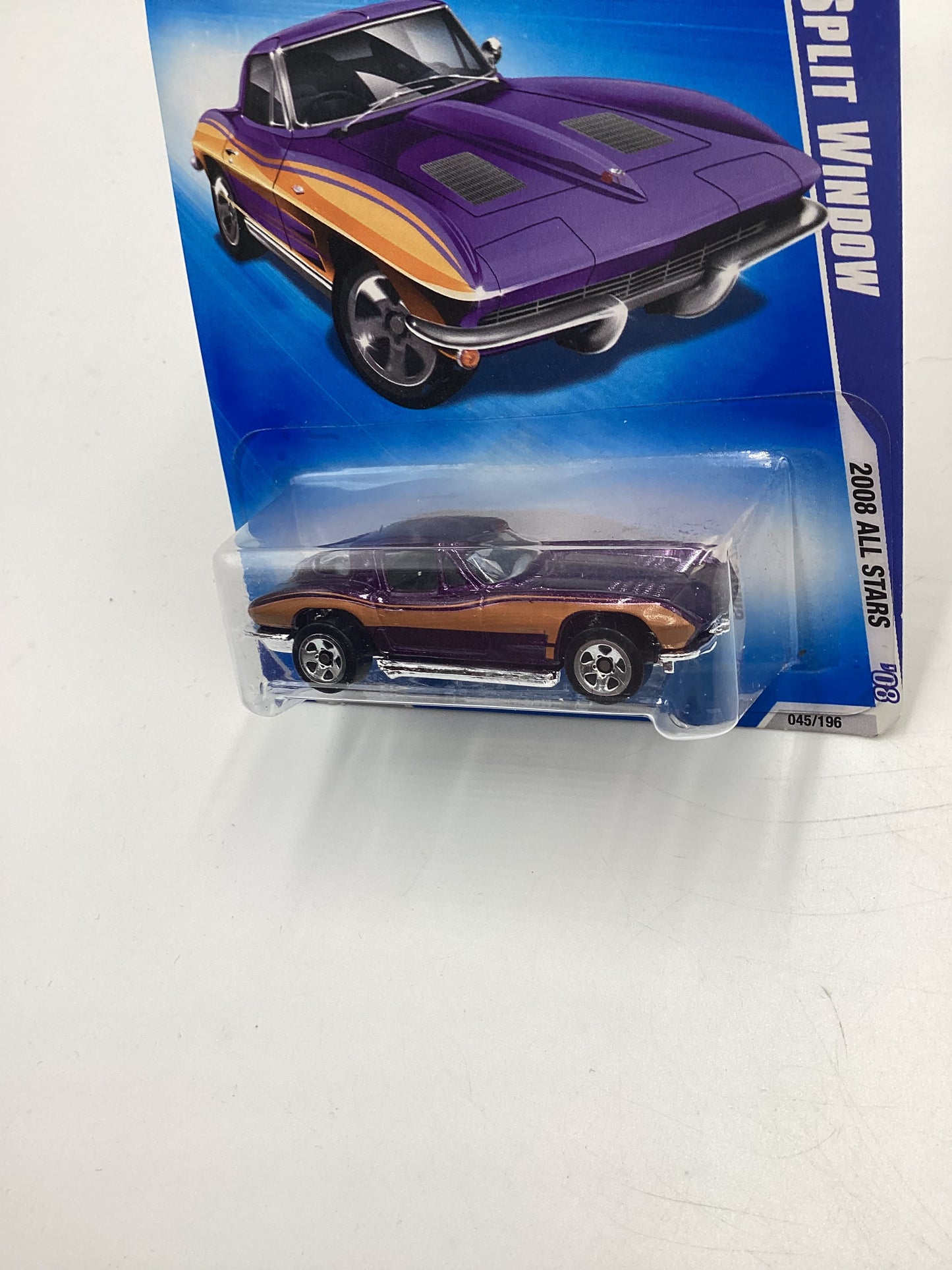 2008 Hot Wheels All Stars #45 63 Split Window Purple