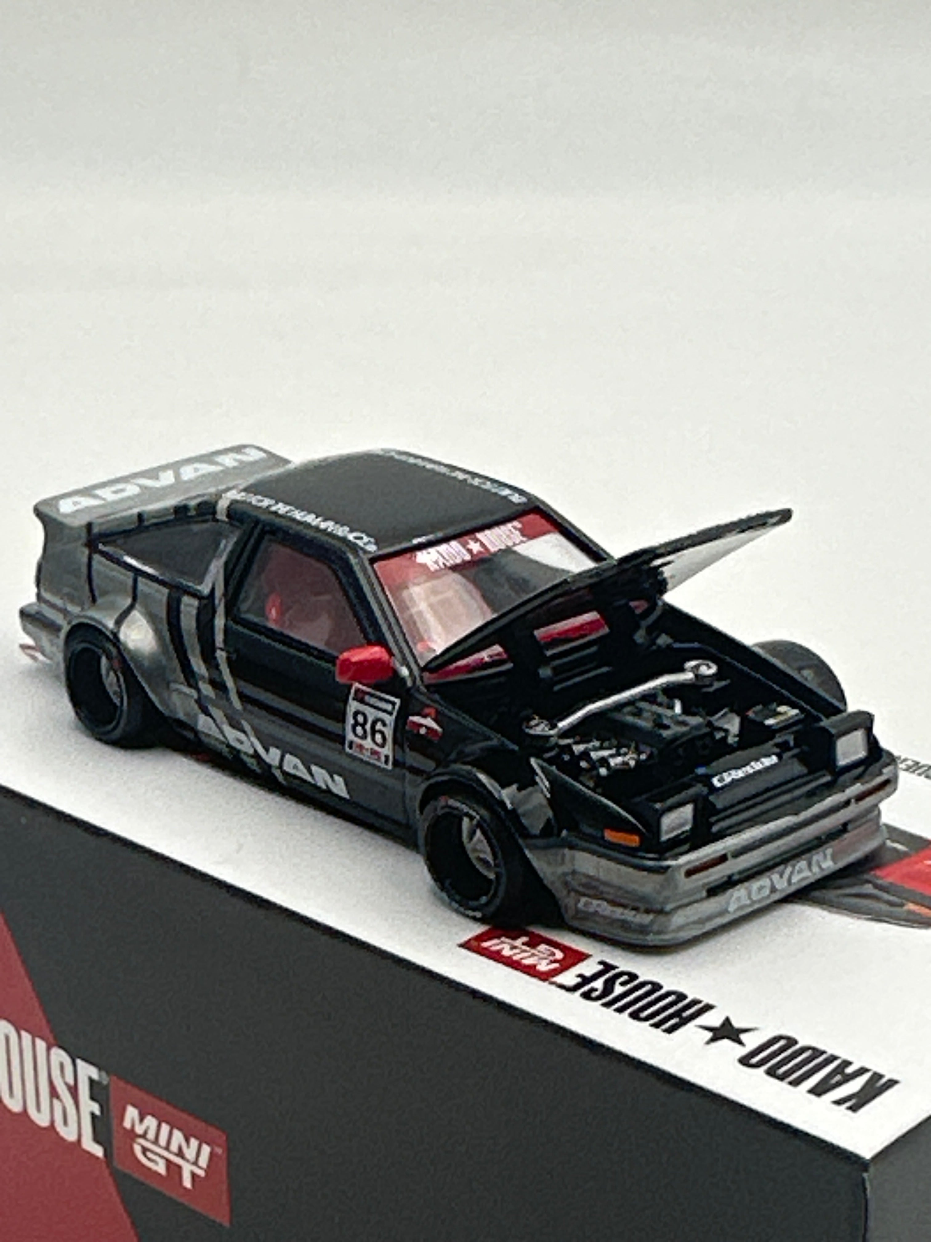 豊田道倫「MT BLACK DEMO vol.1」 CDR Mini GT Kaido House #214 Toyota AE86 Sprinter Trueno Kaido Advan