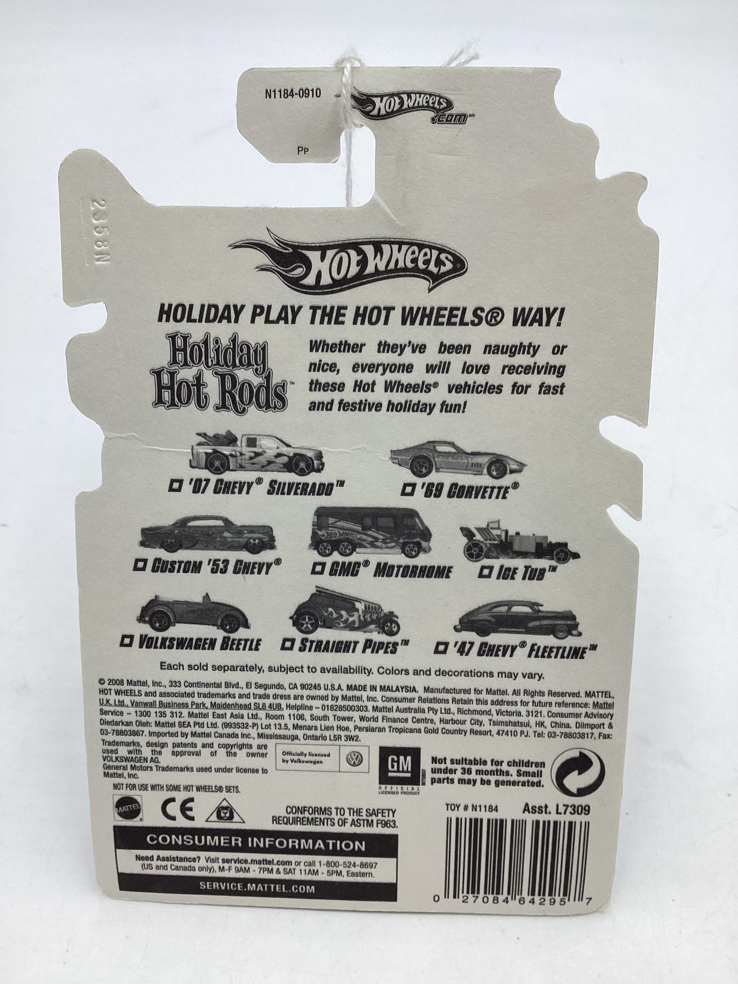 Hot wheels Holiday Hot rods 47 Chevy Fleetline 156E