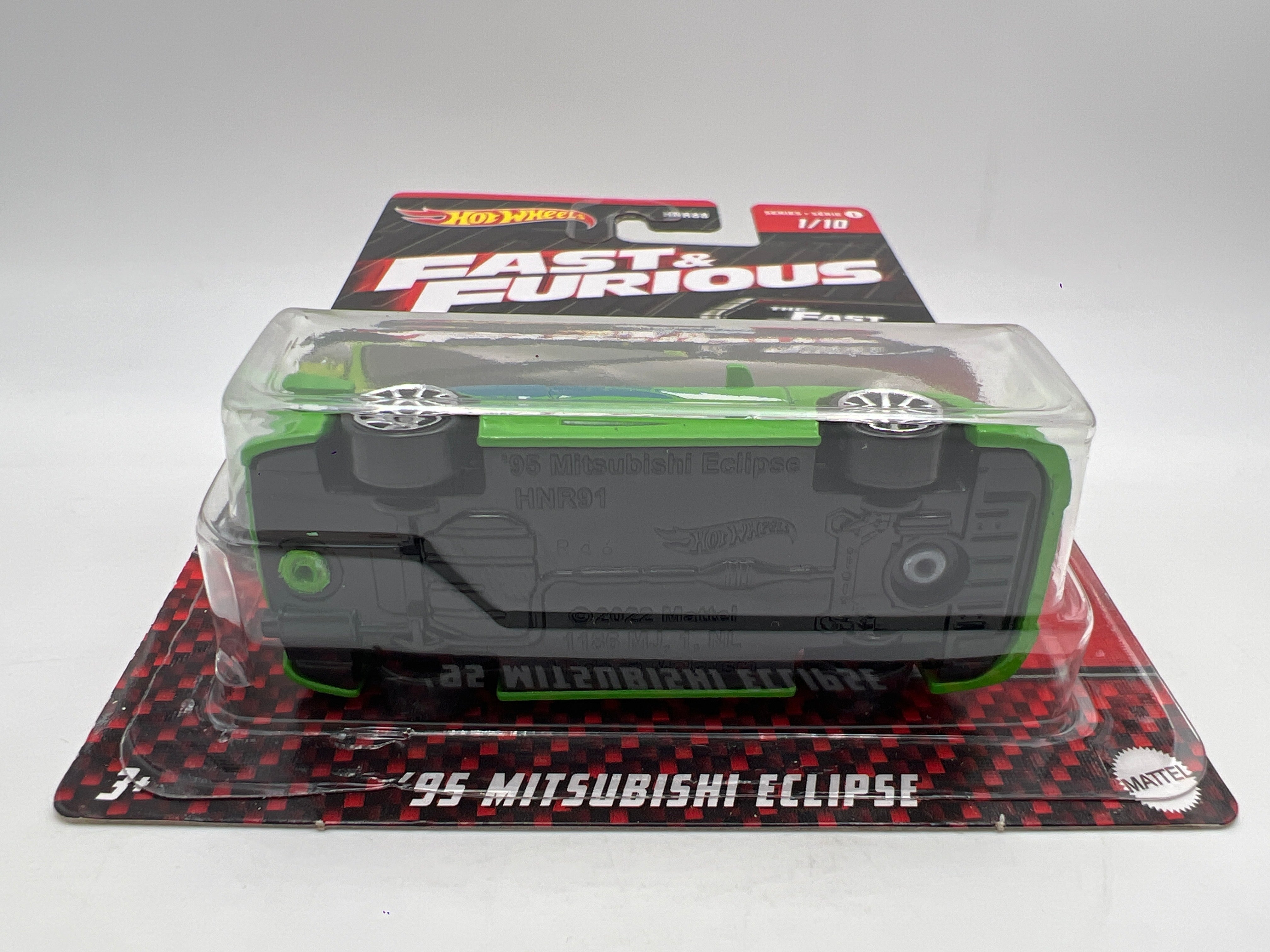 Hot Wheels Fast & Furious Series 1 #1 95 Misubishi Eclipse Green W
