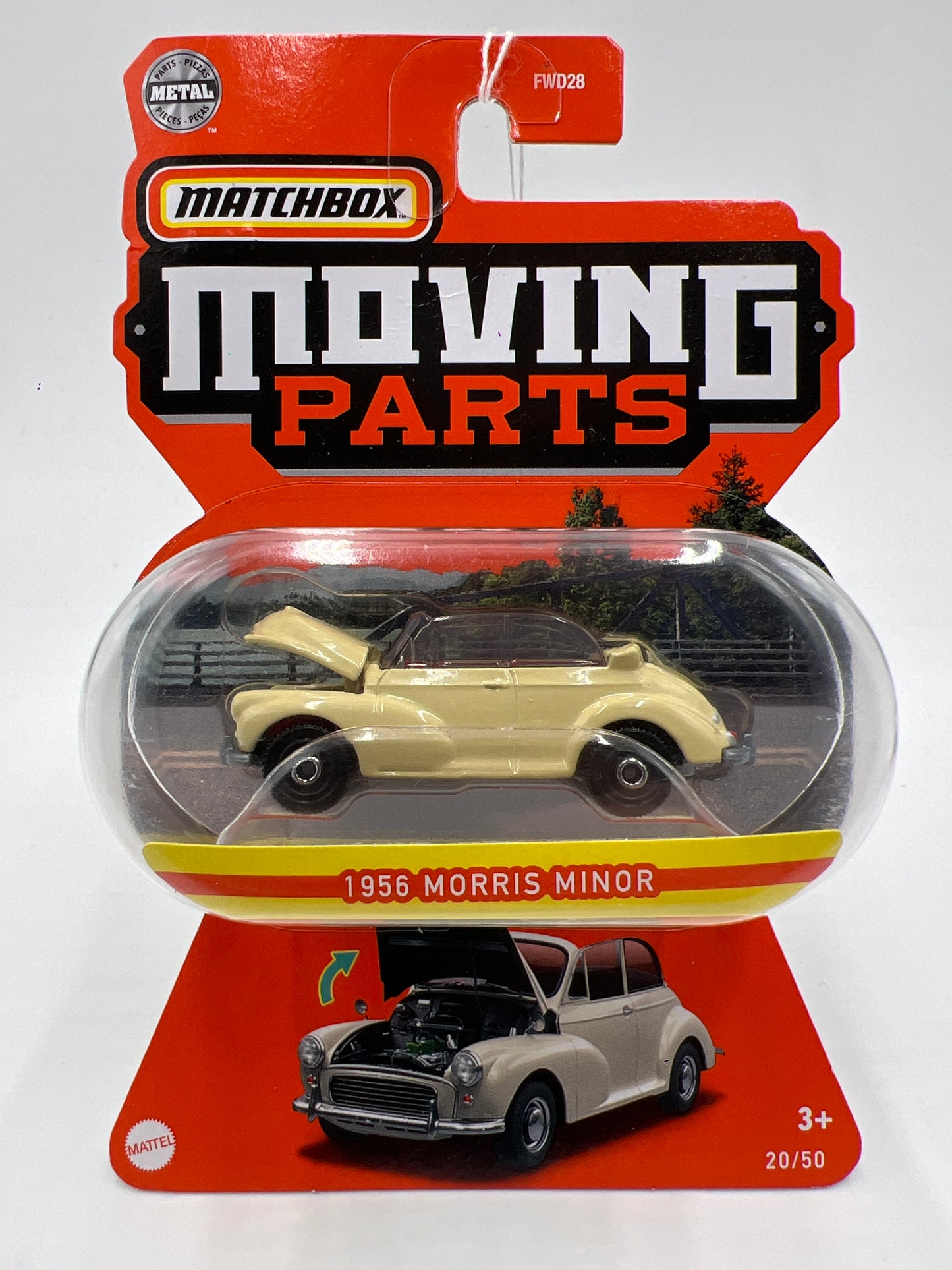 Matchbox Moving Parts #20 1956 Morris Minor Cream 169E