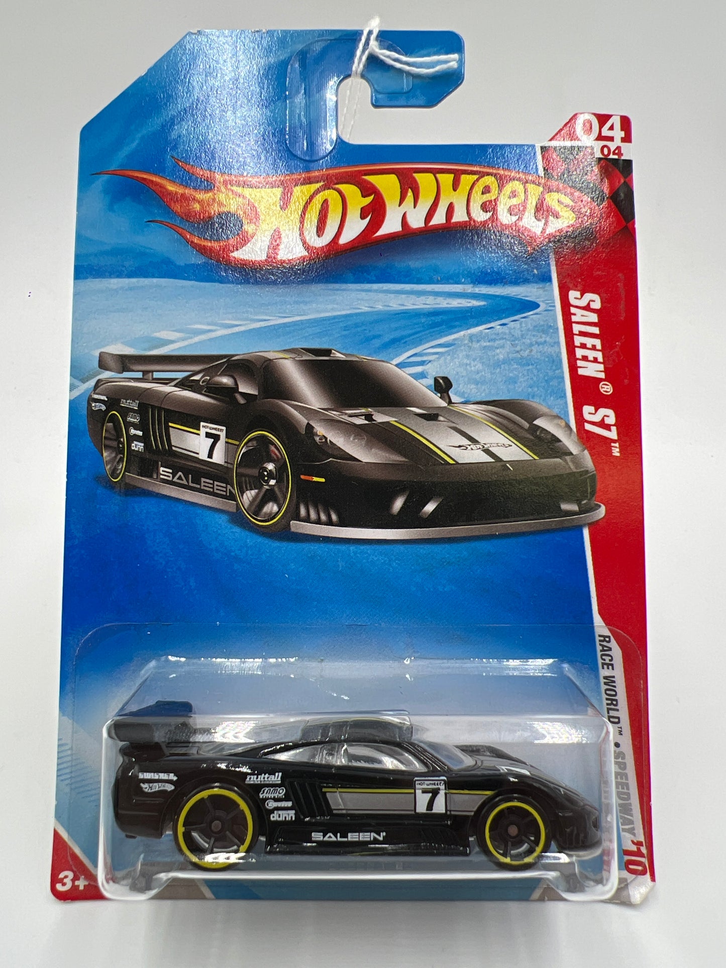 2010 Hot Wheels HW Race World #172 Saleen S7 Black 24A