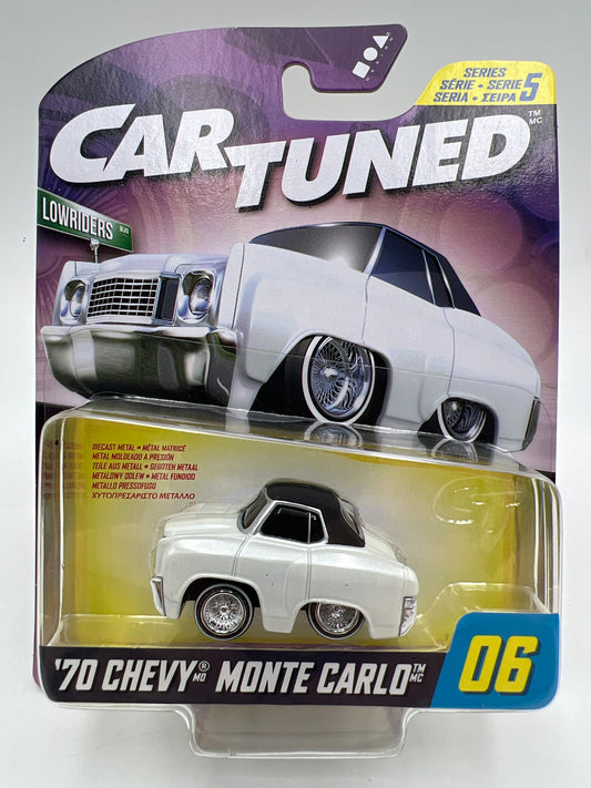 MGA Car Tuned Hobby Exclusive Series 5 #6 70 Chevy Monte Carlo White 186E