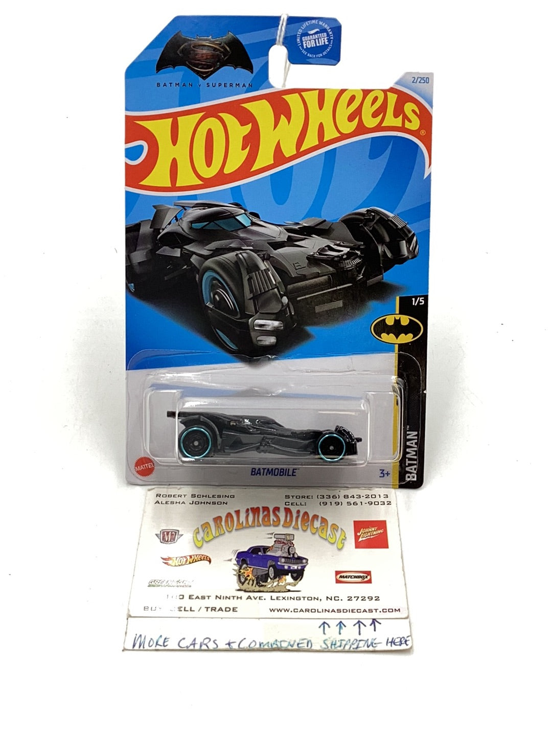 2024 Hot Wheels #2 Batmobile 117F