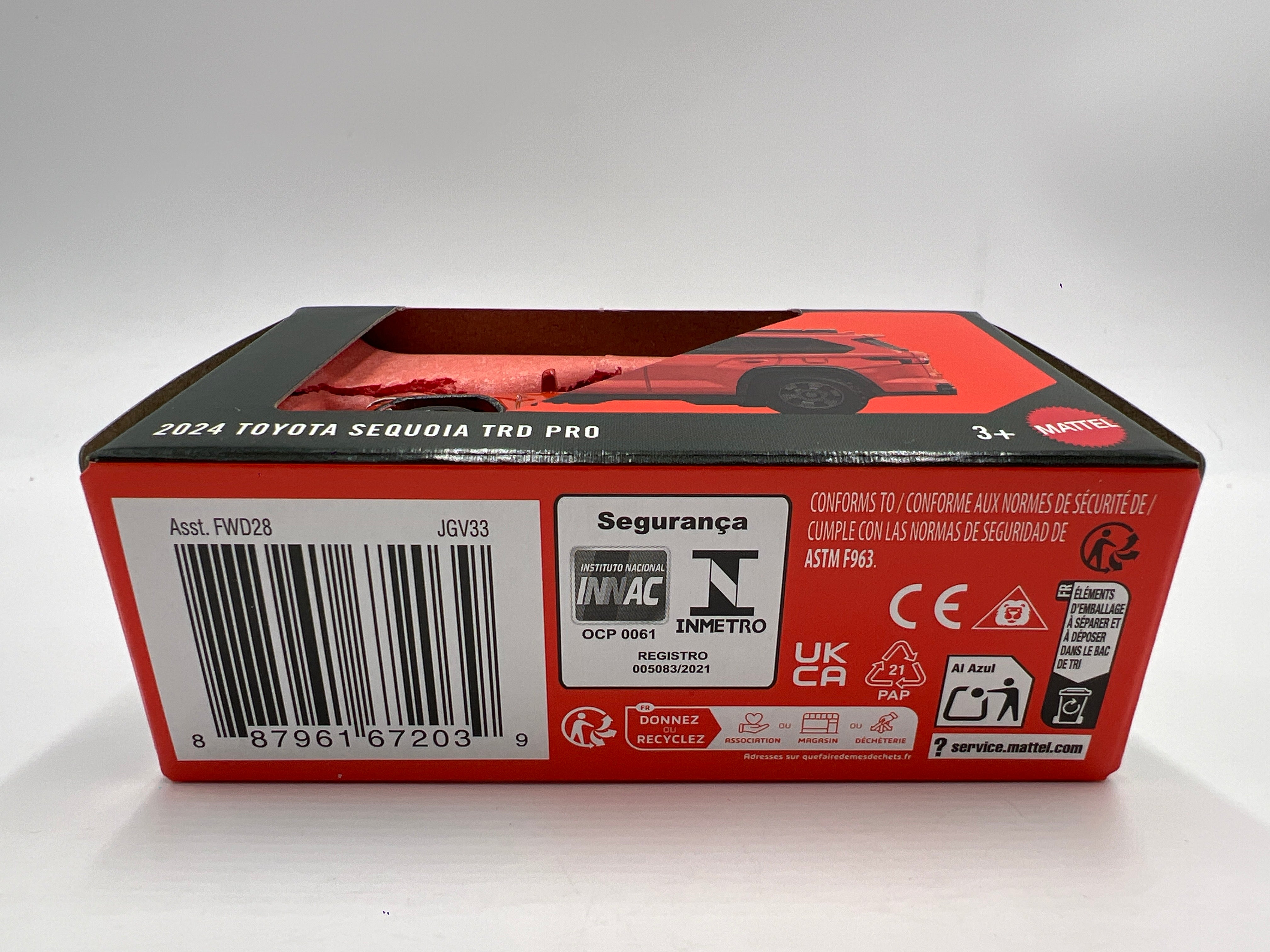 2025 Matchbox Moving Parts #29 2024 Toyota Sequoia TRD Pro Orange