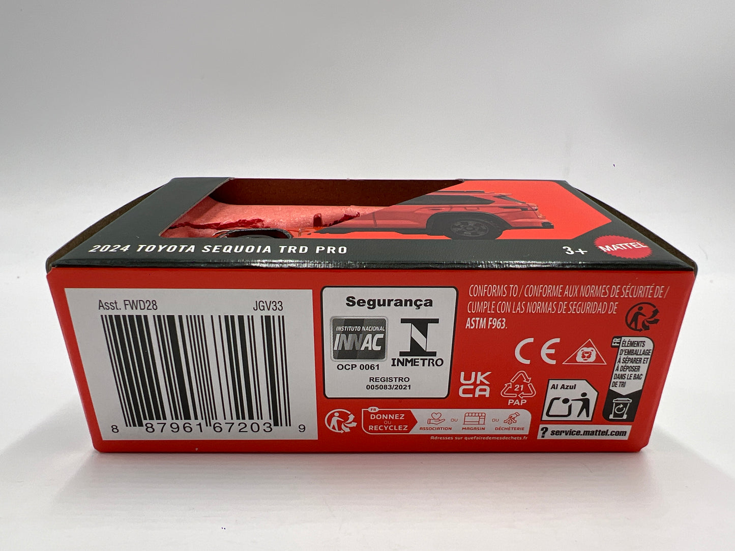 2025 Matchbox Moving Parts #29 2024 Toyota Sequoia TRD Pro Orange 167G