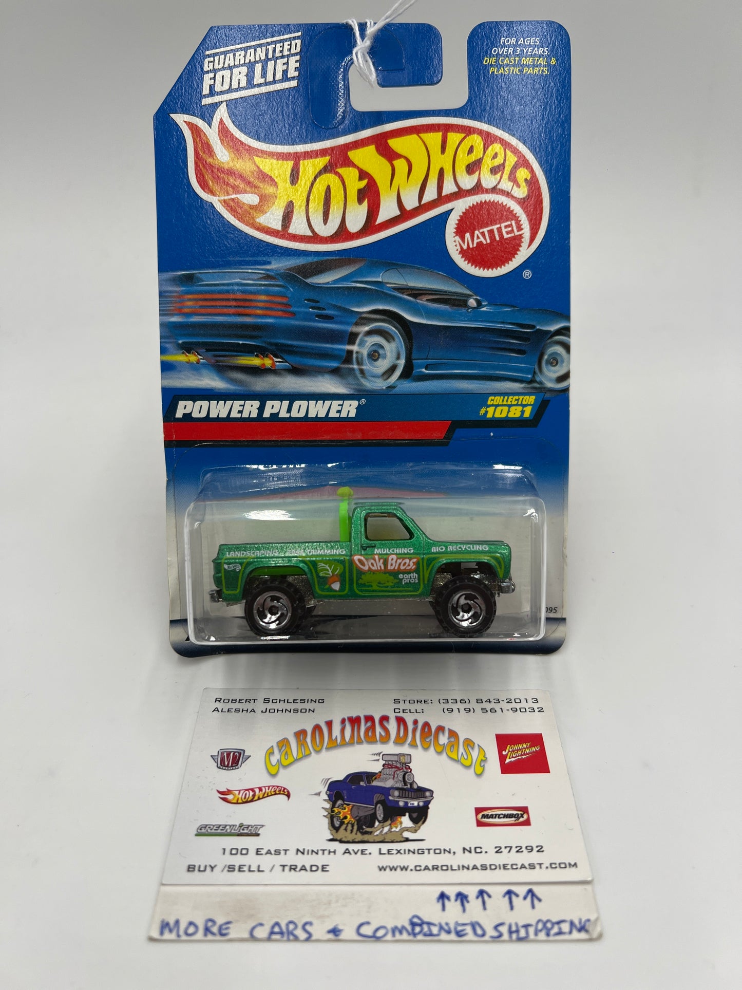 Hot Wheels Collector #1081 Power Plower Green 240F