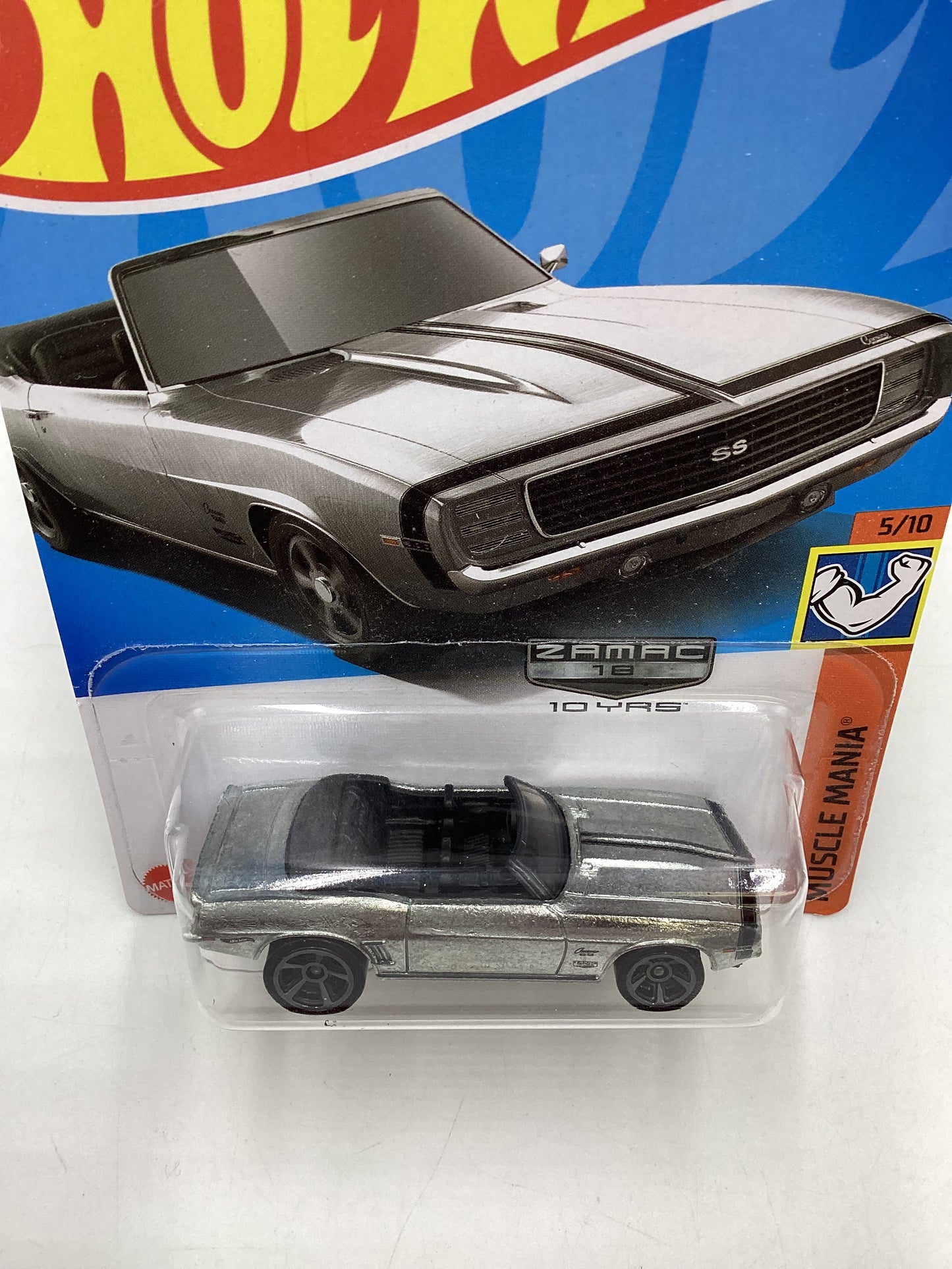 2022 Hot Wheels Zamac #222 69 Camaro Convertible  147C