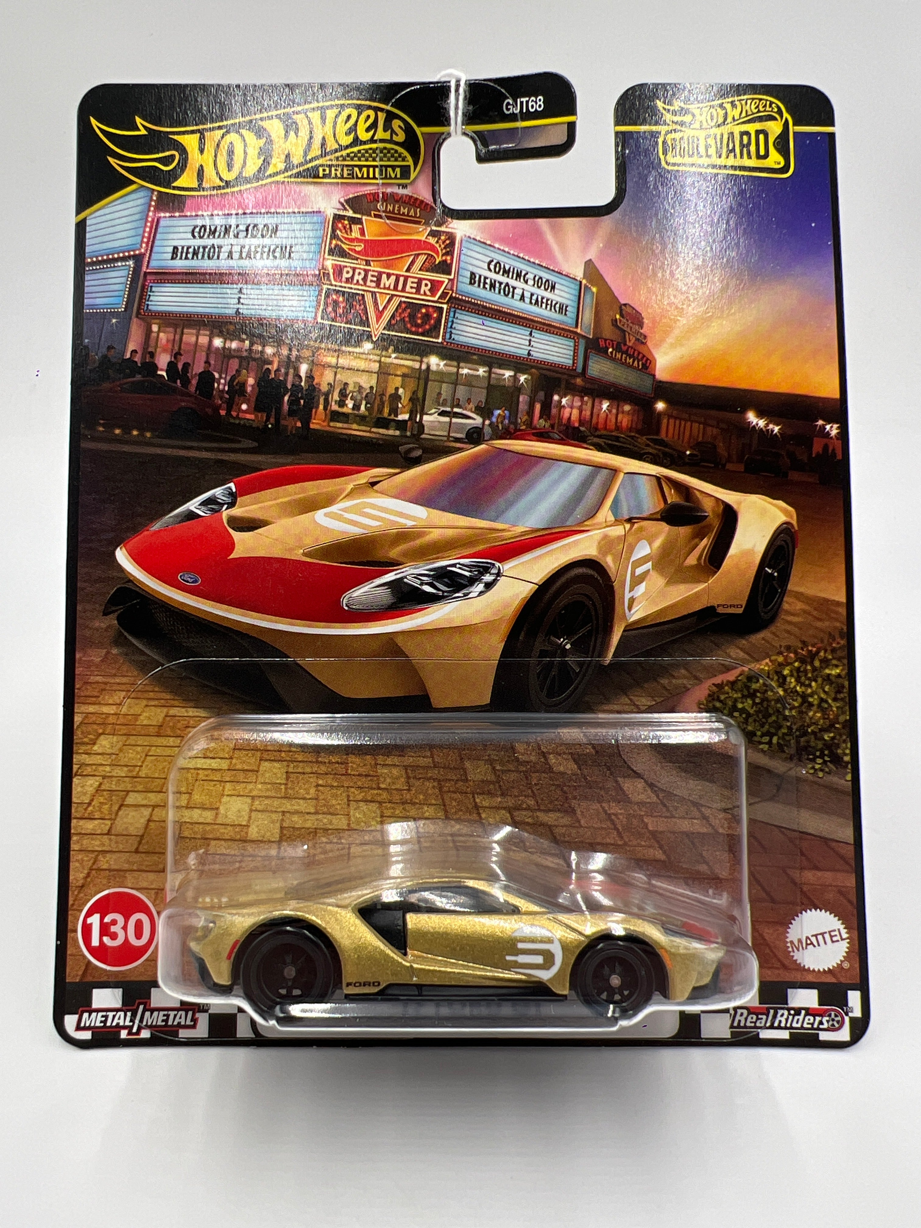 2025 Hot Wheels Premium Boulevard #130 17 Ford GT Gold 261C