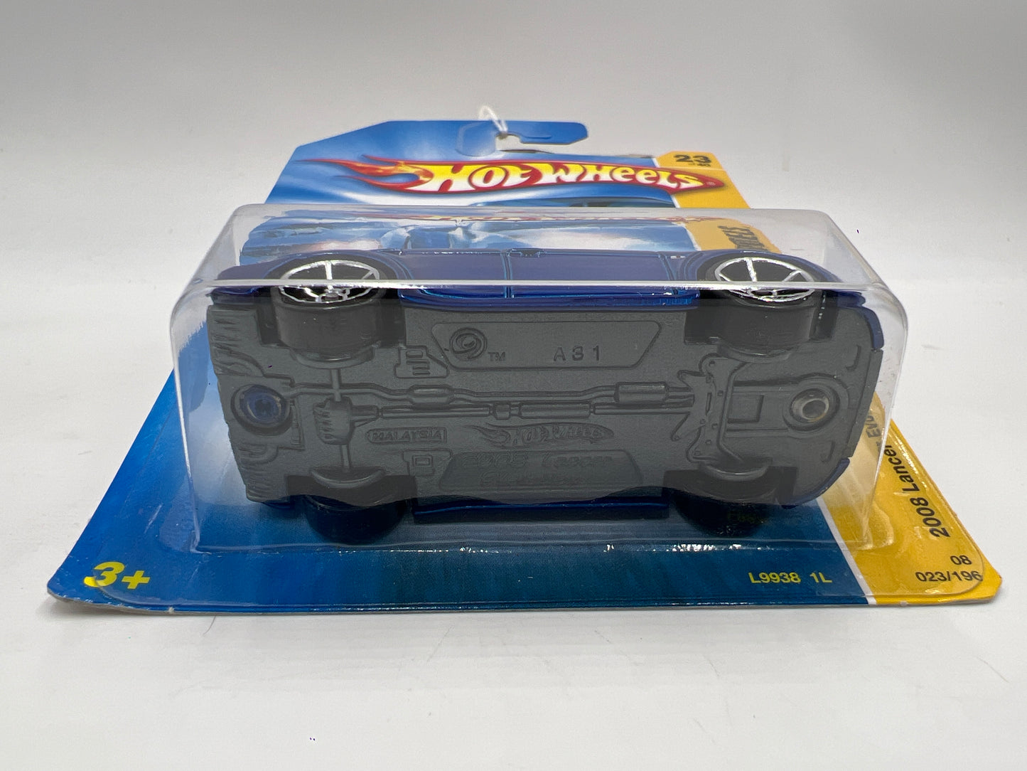 2008 Hot Wheels New Models #23 2008 Lancer Evolution Blue SR