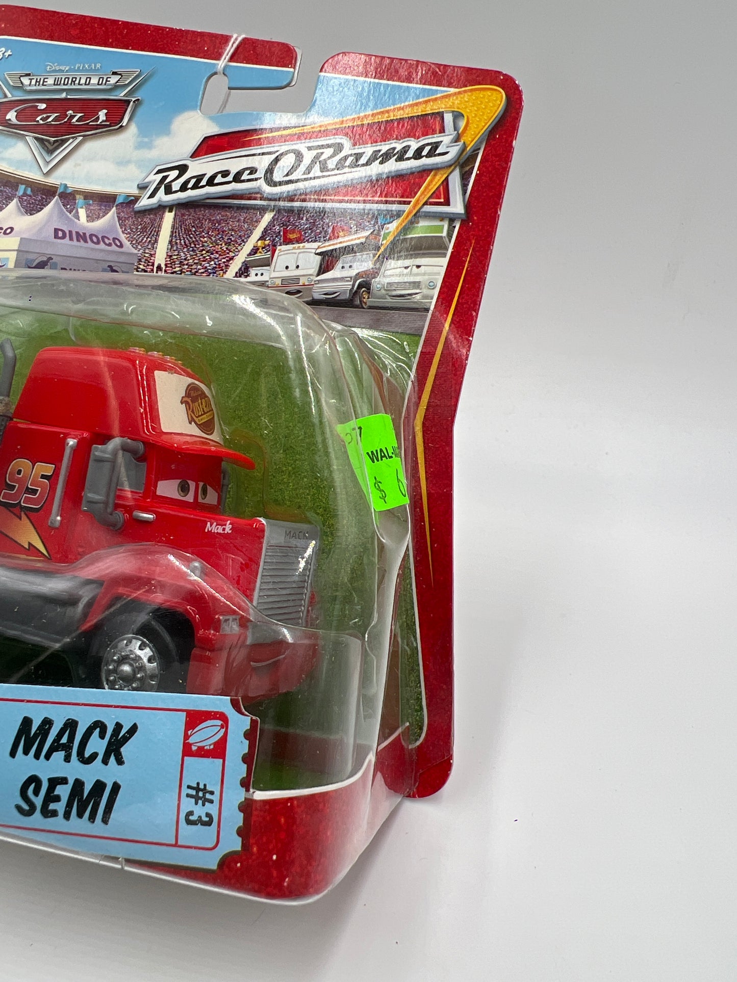 Disney Pixar The World Of Cars Race O Rama #3 Mega Size Mack Semi 141E