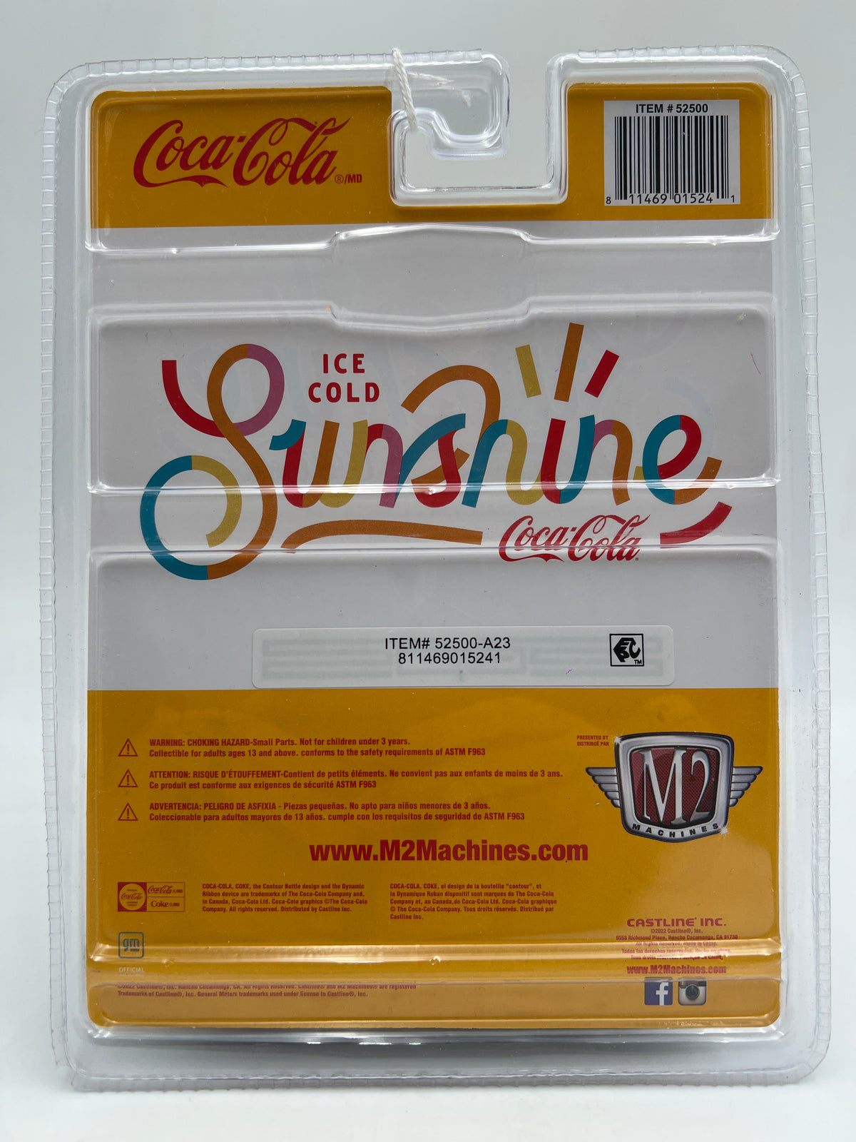 M2 Machines A23 Coca Cola 1973 GMC Jimmy Sierra Yellow