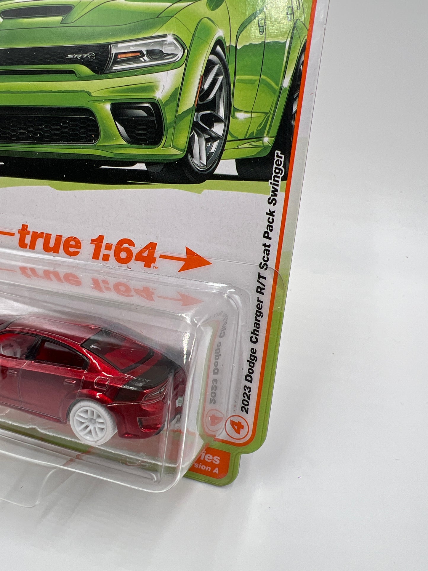 Auto World Modern Muscle Release 3 Version A CHASE 2023 Dodge Charger R/T Scat Pack Swinger Ultra Red