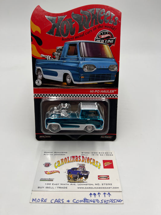 Hot Wheels RLC #23882/30000 Hi-Po Hauler Blue W/Protector