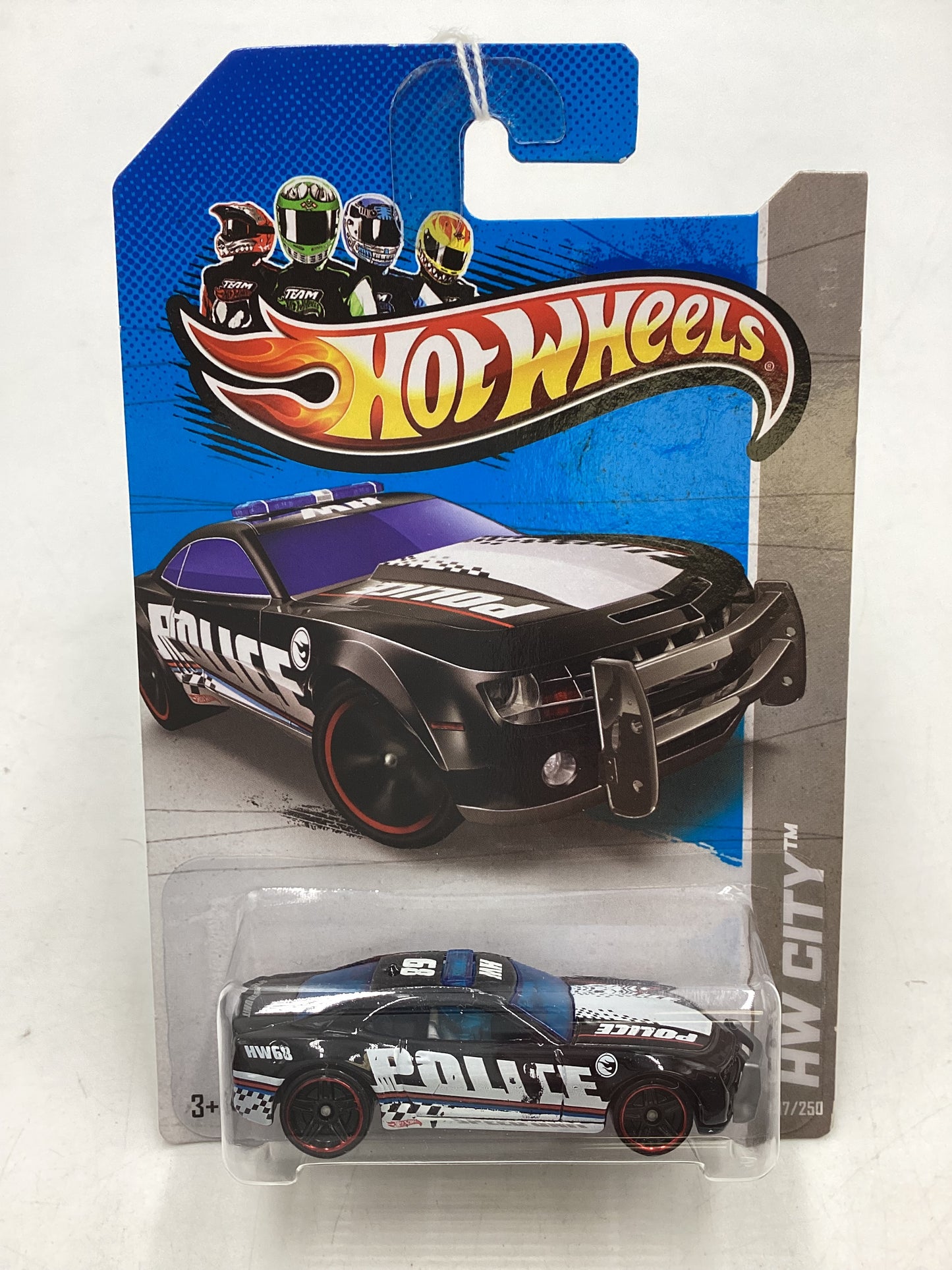 2013 HOT WHEELS TREASURE HUNT #17 Camaro SS Police Black 275D See last Pic