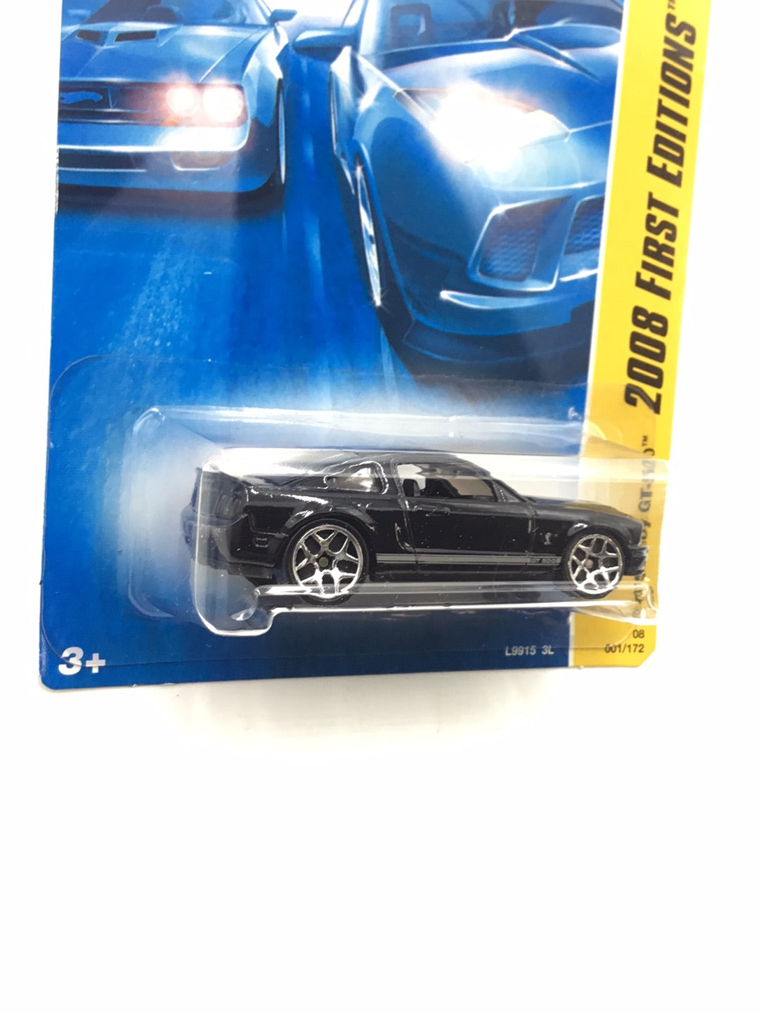 2008 Hot wheels #1 Shelby GT-500 black JJ4