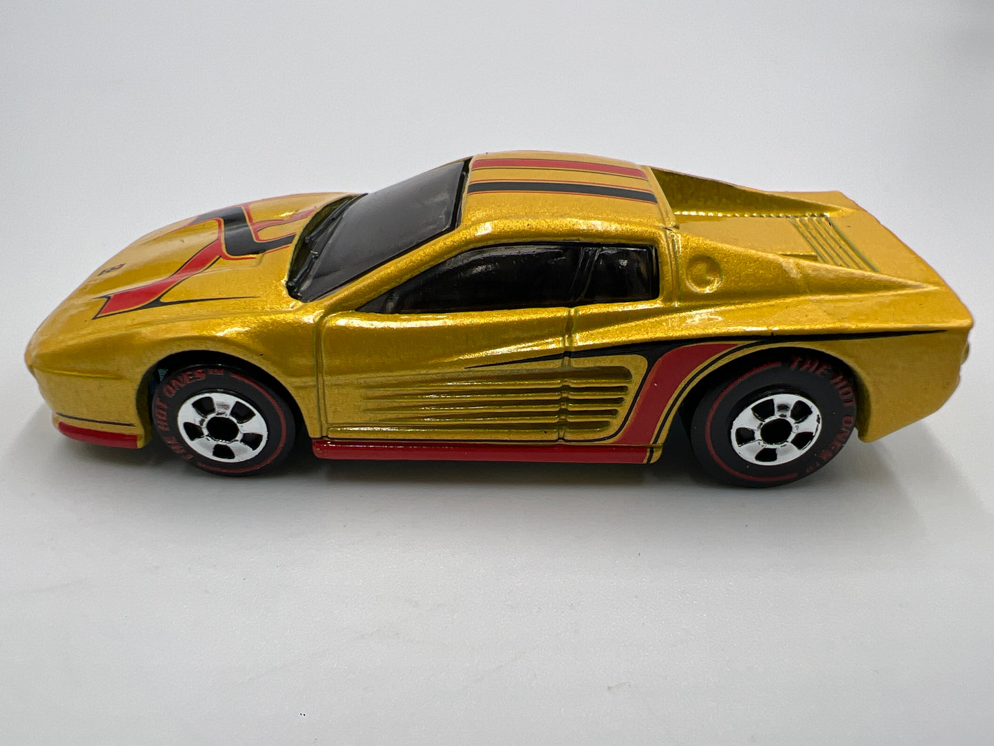 2011 Hot Wheels The Hot Ones CHASE Ferrari 512M Yellow Loose