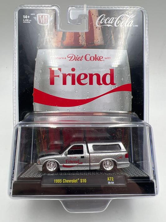M2 Machines A72 Coca Cola Friend 1995 Chevrolet S10 Silver